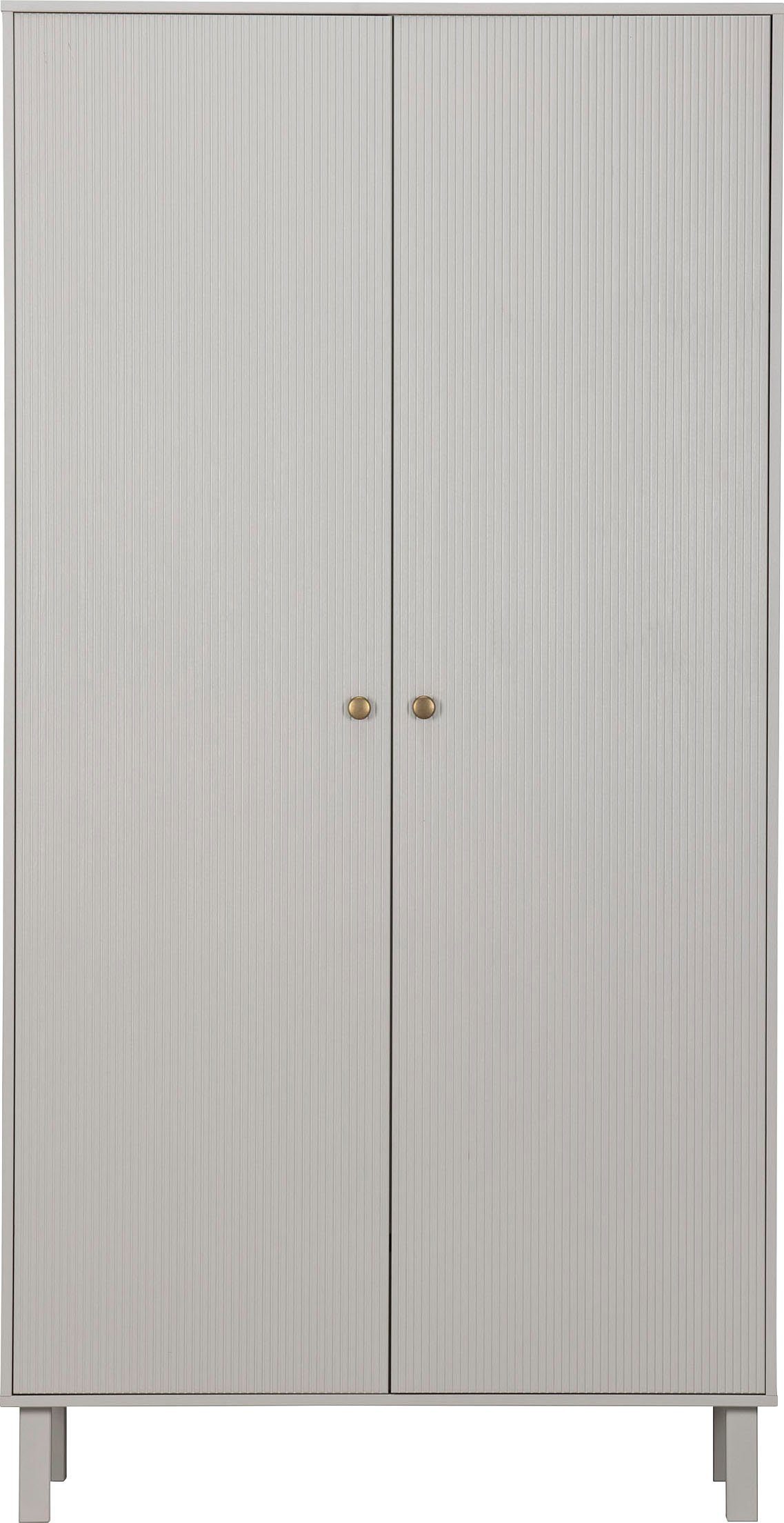 WOOOD Kledingkast Madu met kledingstang, van grenenhout, h 195 cm x b 100 cm