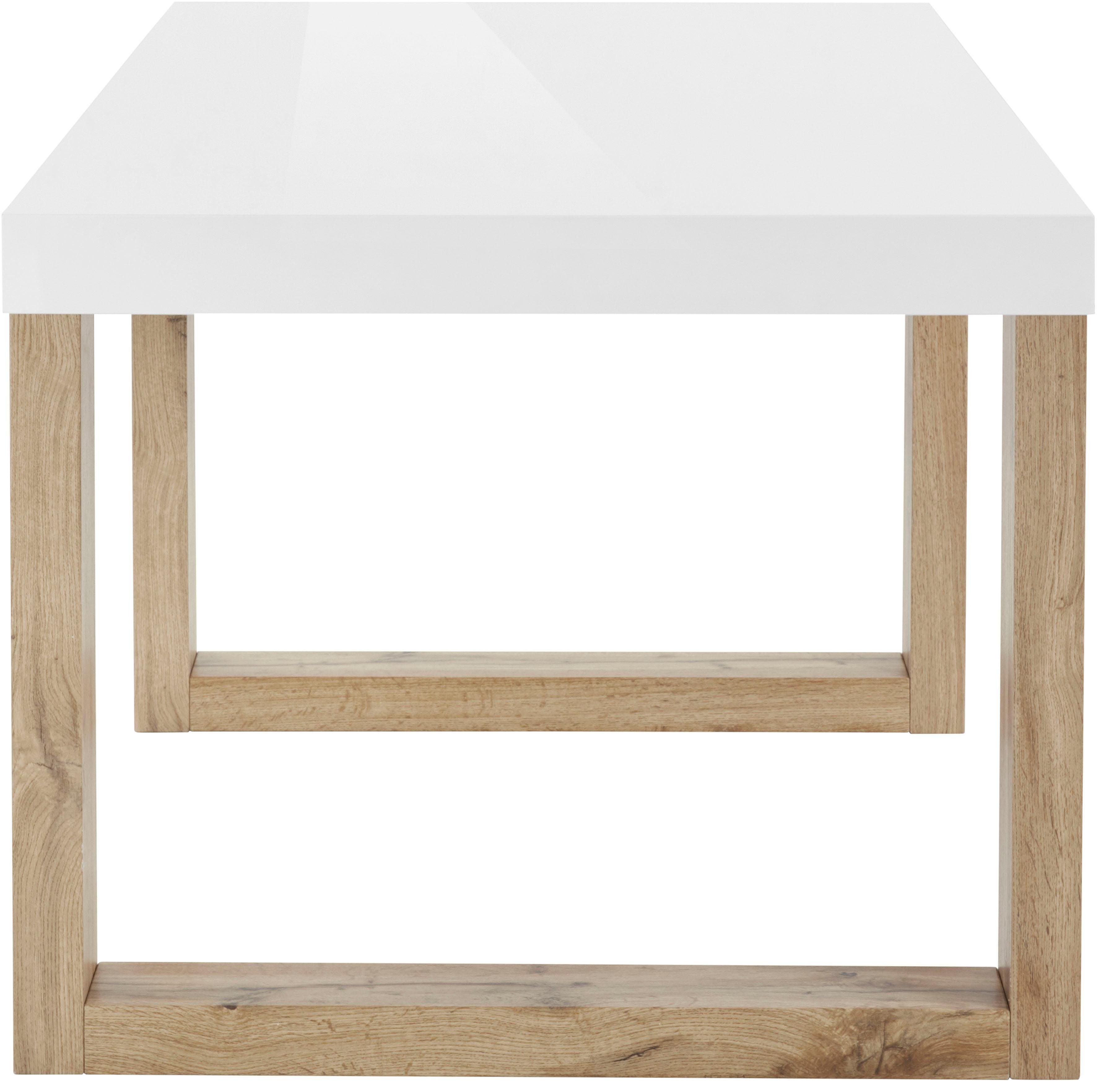INOSIGN Eettafel Solid wit hoogglanzend tafelblad, in twee verschillende afmetingen
