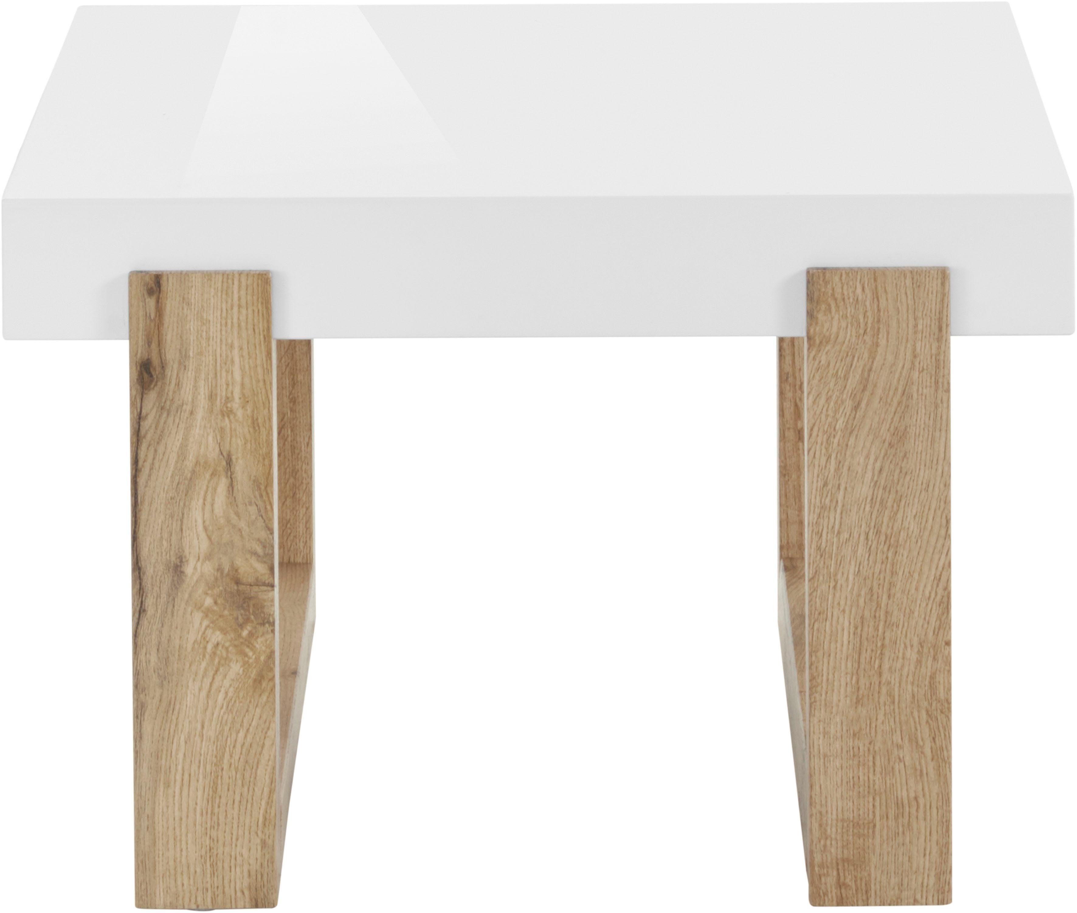 INOSIGN Salontafel Solid hoogglanzend wit tafelblad, in twee verschillende maten