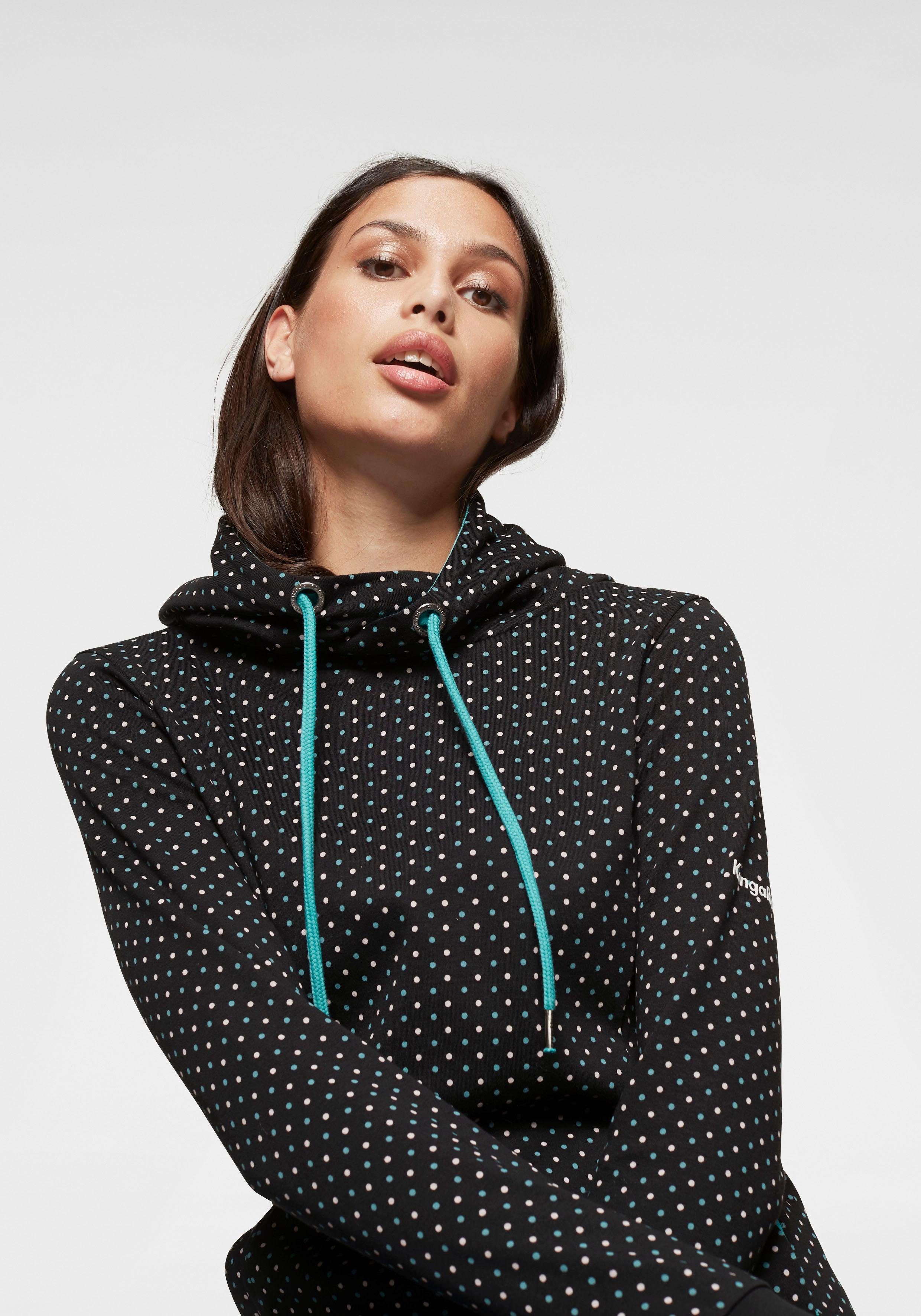 KangaROOS Hoodie Lange mouwen met duimgaten, figuurvolgende snit