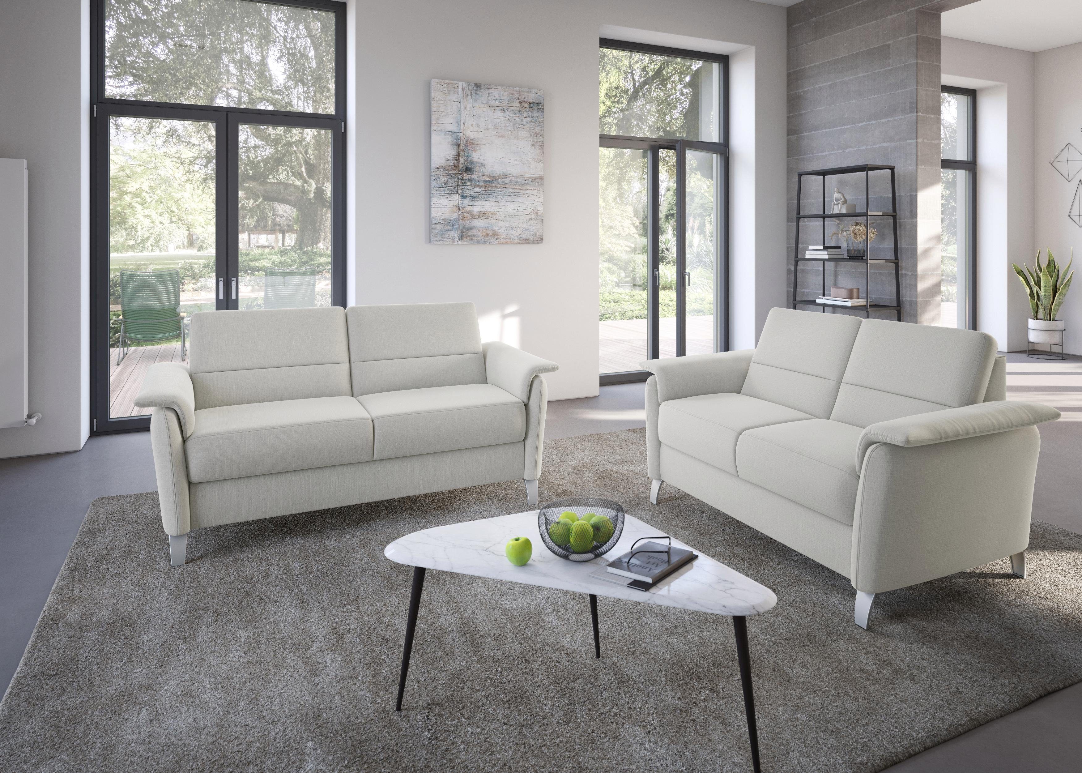 sit&more 2,5-zitsbank Palmera Binnenveringsinterieur, stekkersysteem voor 2 hoofdsteunen (optioneel)