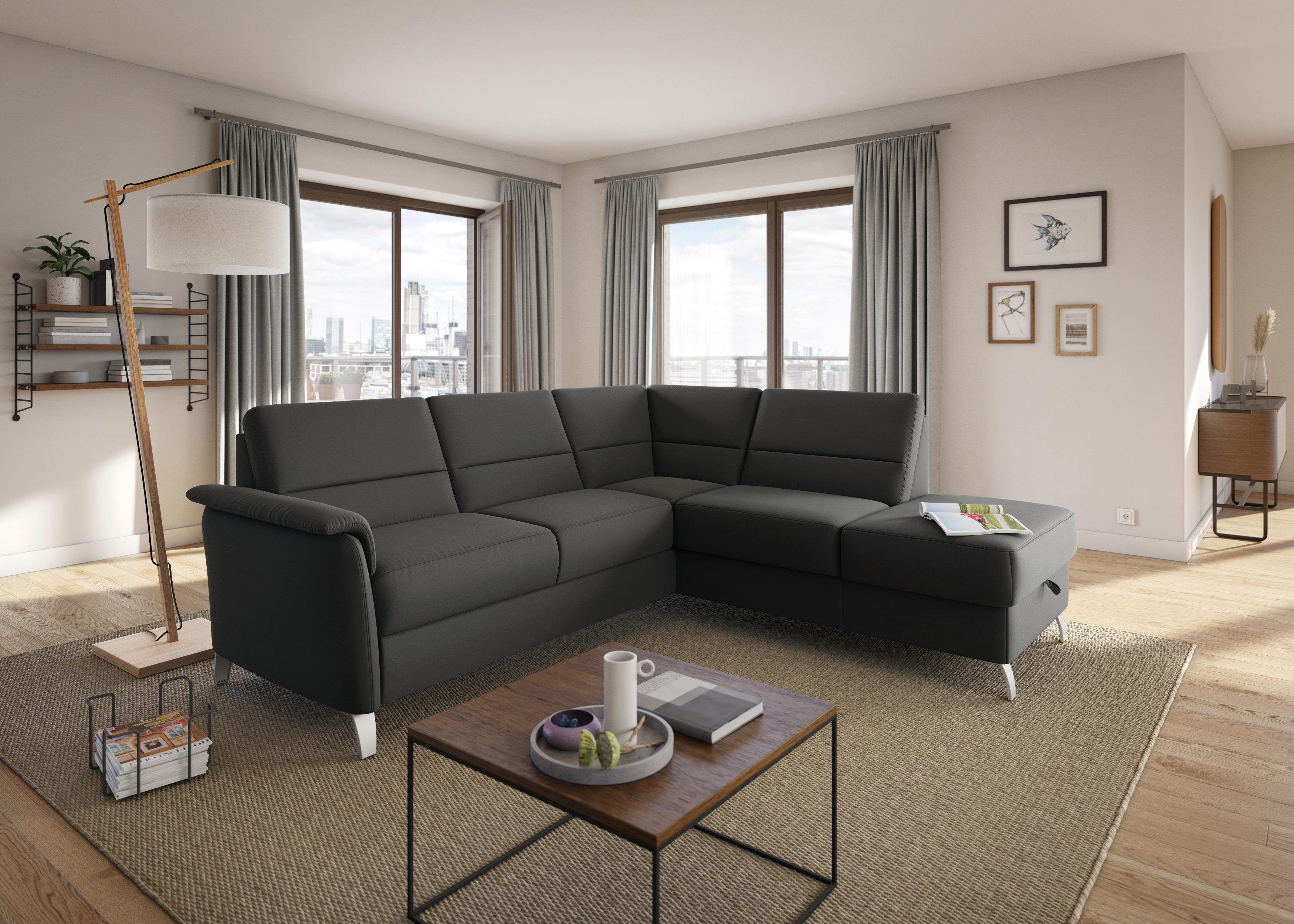 Sit&more Hoekbank Palmera L-vorm Binnenvering, naar keuze met slaapfunctie en met/zonder bergruimte