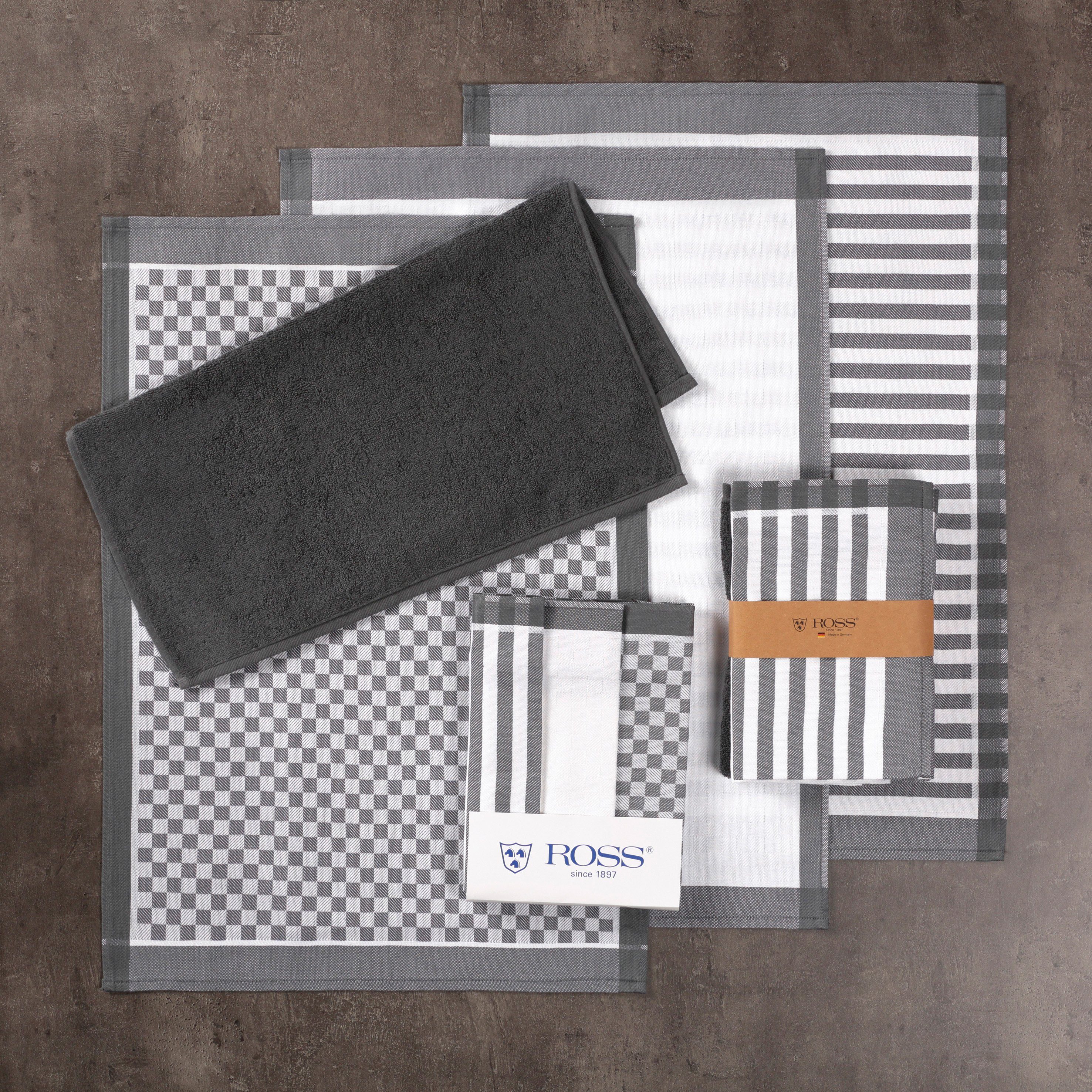 ROSS Theedoek Superior (set, 3-delig)