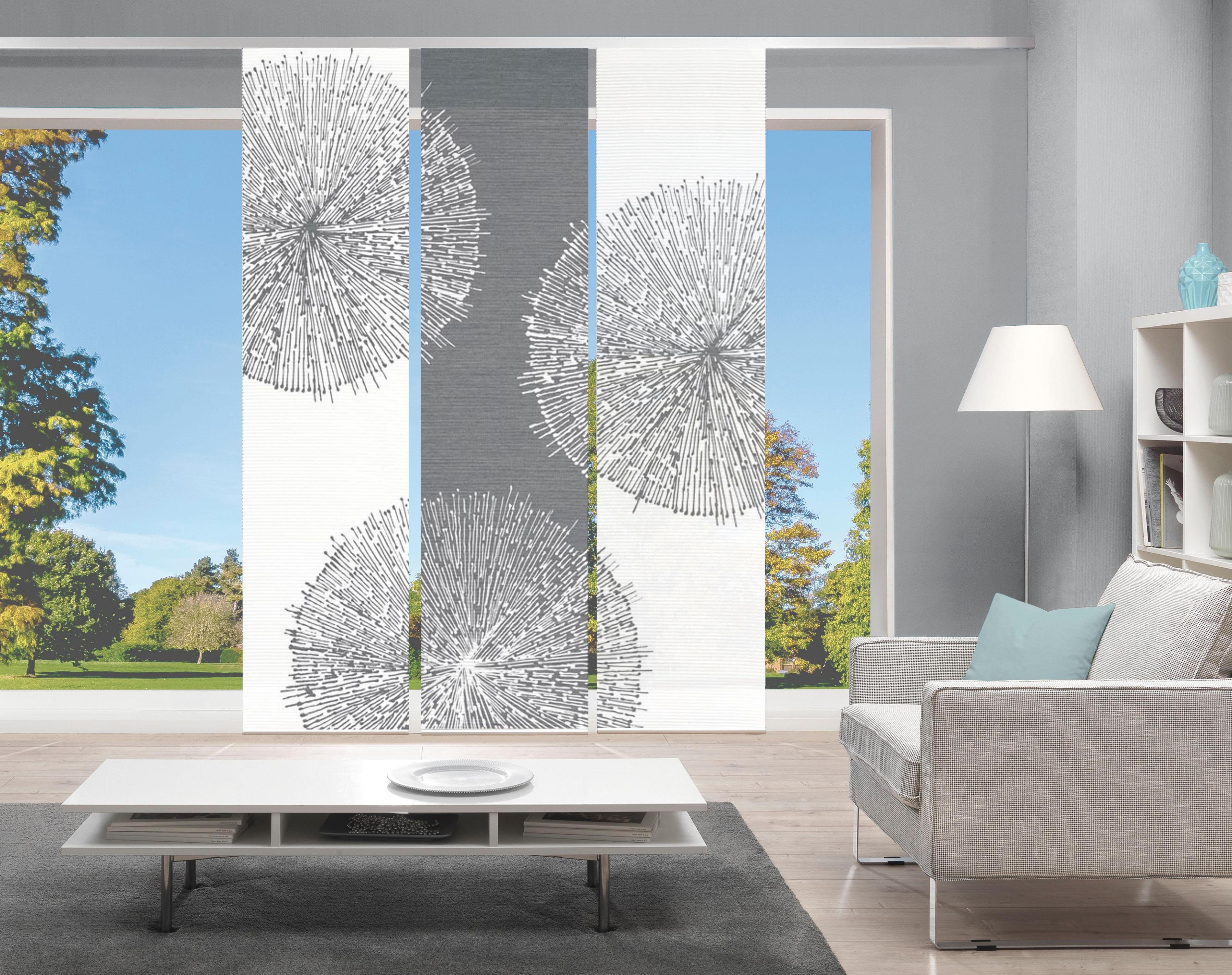 Vision S Paneelgordijn SET VAN 3 CRISTON HxB: 260x60, paneelgordijn set van 3 digitale prints (3 stuks)