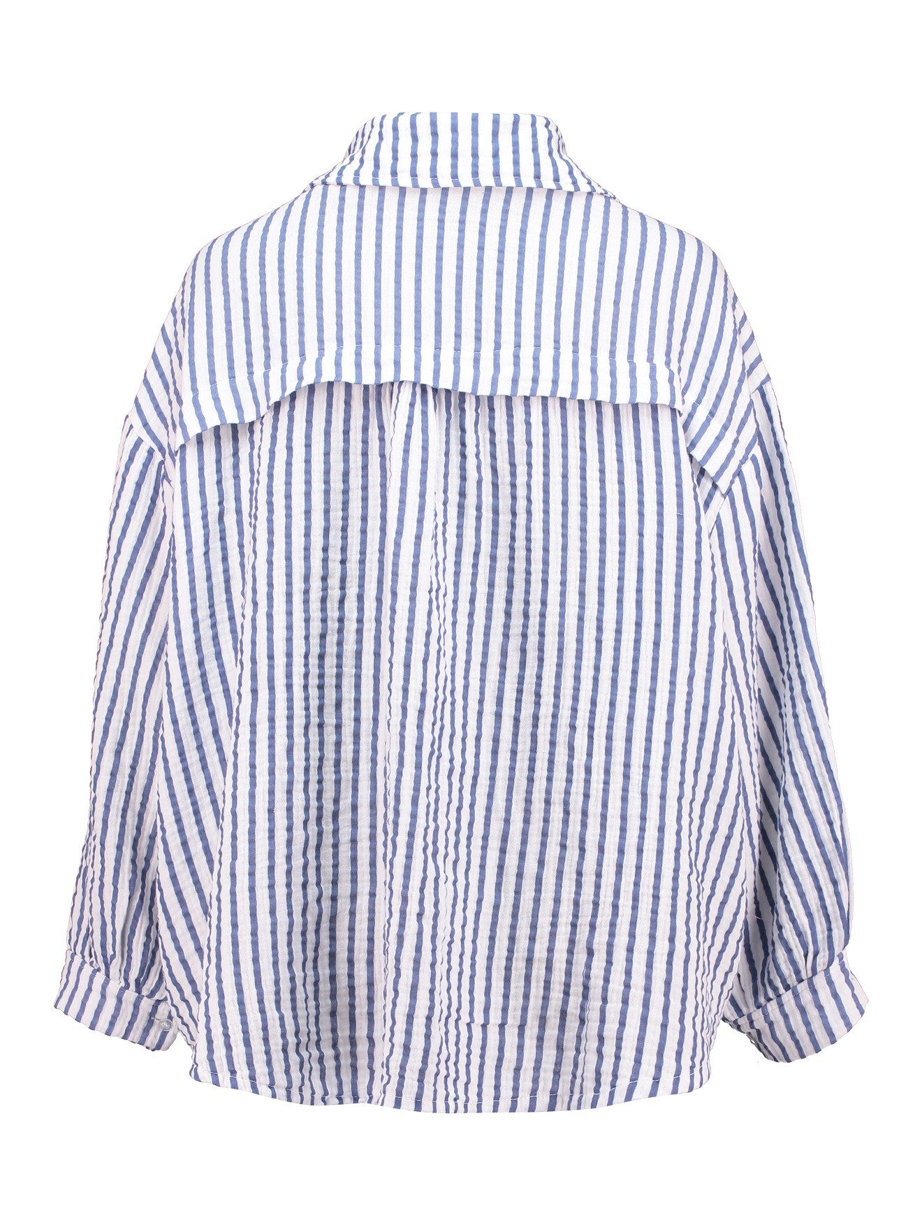HaILYS Overhemdblouse LS C BL St44ripey