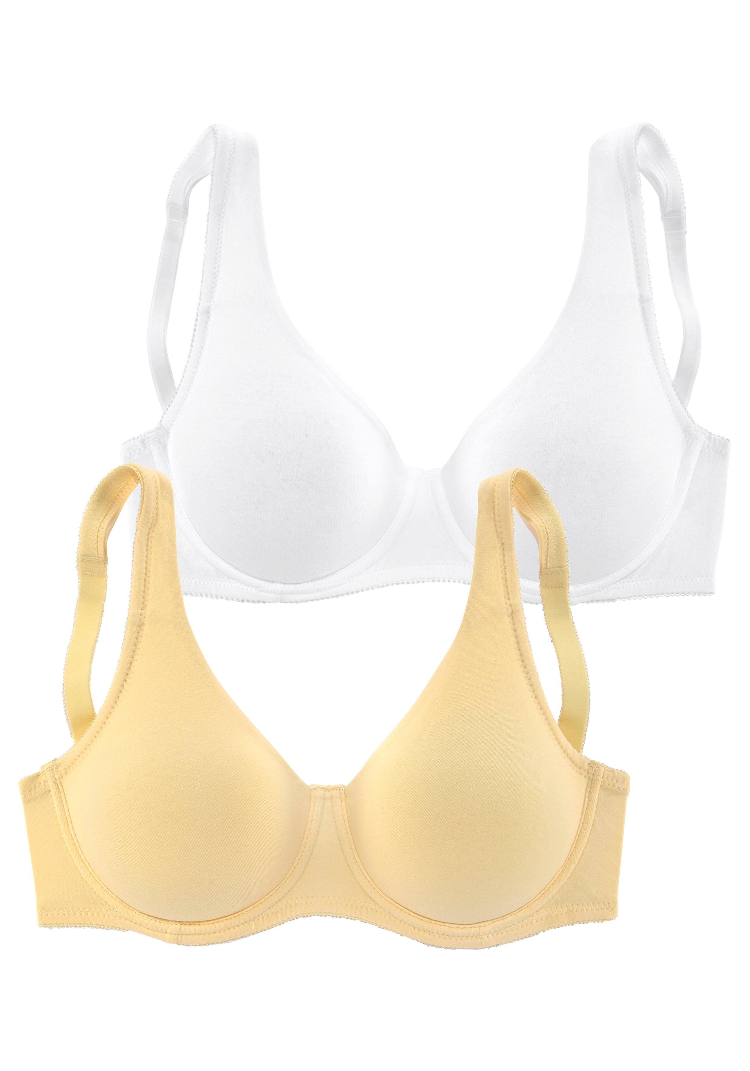 Petite fleur Minimizer-bh met beugel van katoen (Set van 2)