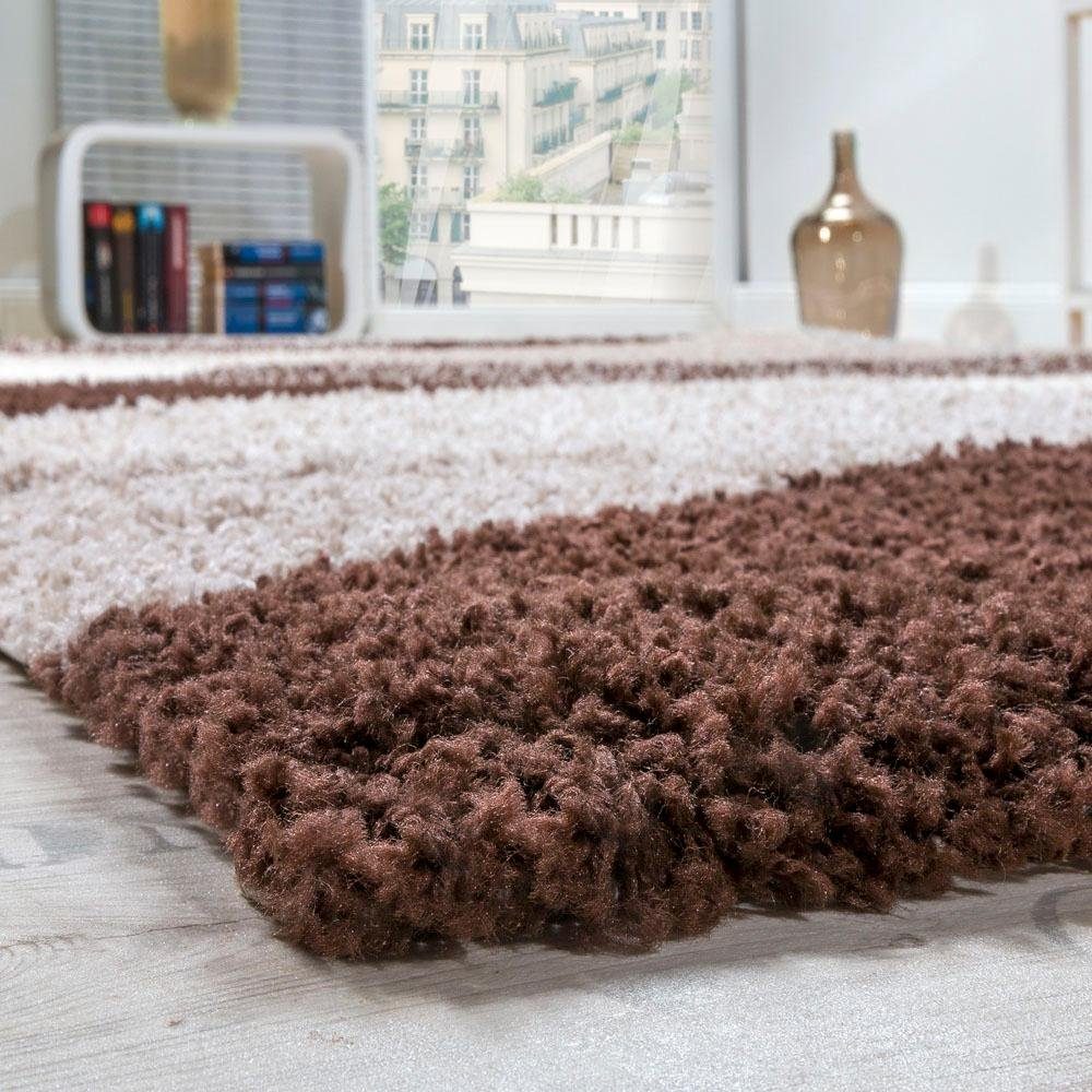 Paco Home Hoogpolige loper Mango 308 Tapijtloper, zachte shaggy, modern design