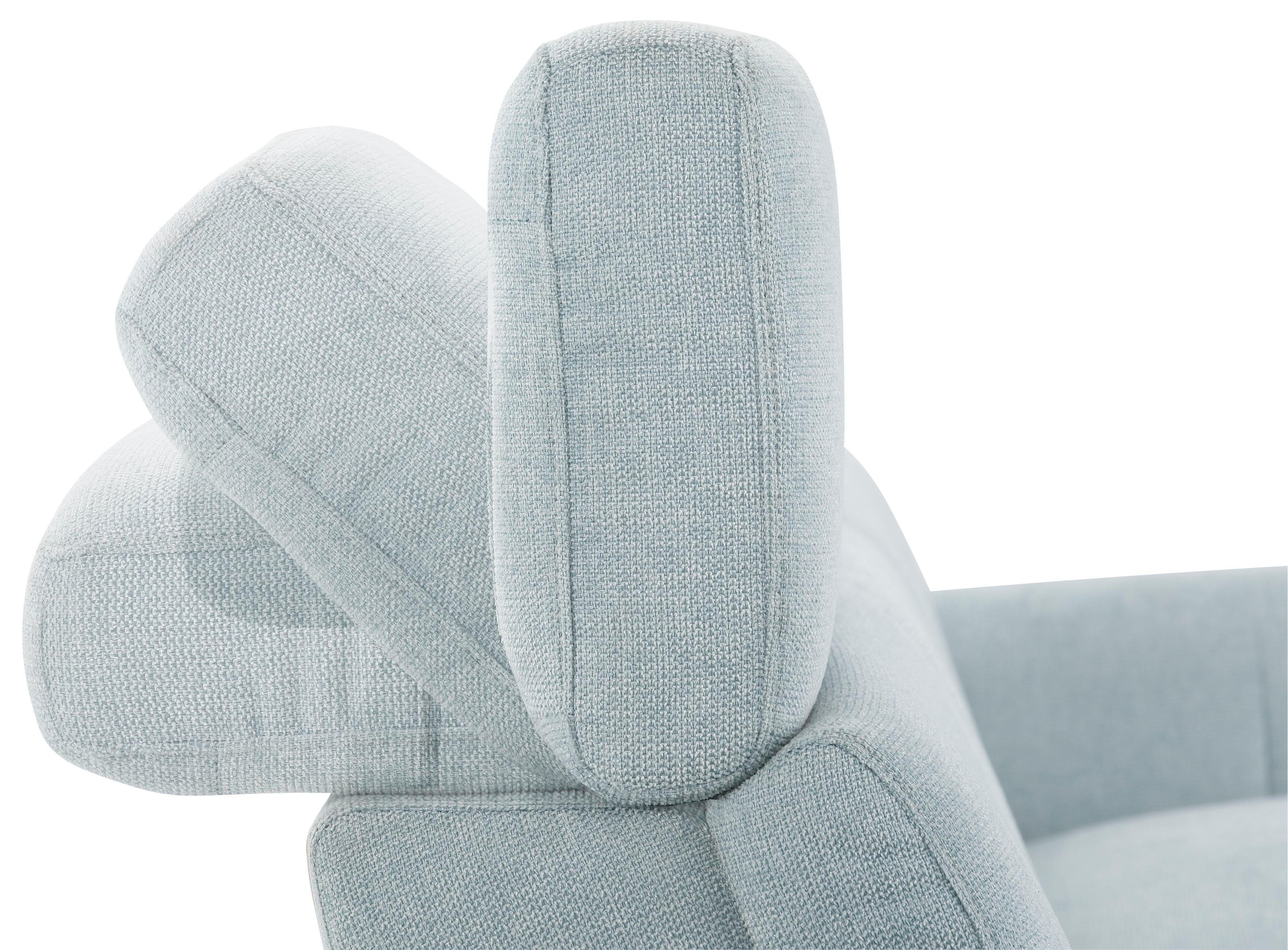 Home affaire Hoekbank Sentrano, L-vorm, 275 cm, man. of electr. relaxfunctie en usb/kopverstelling
