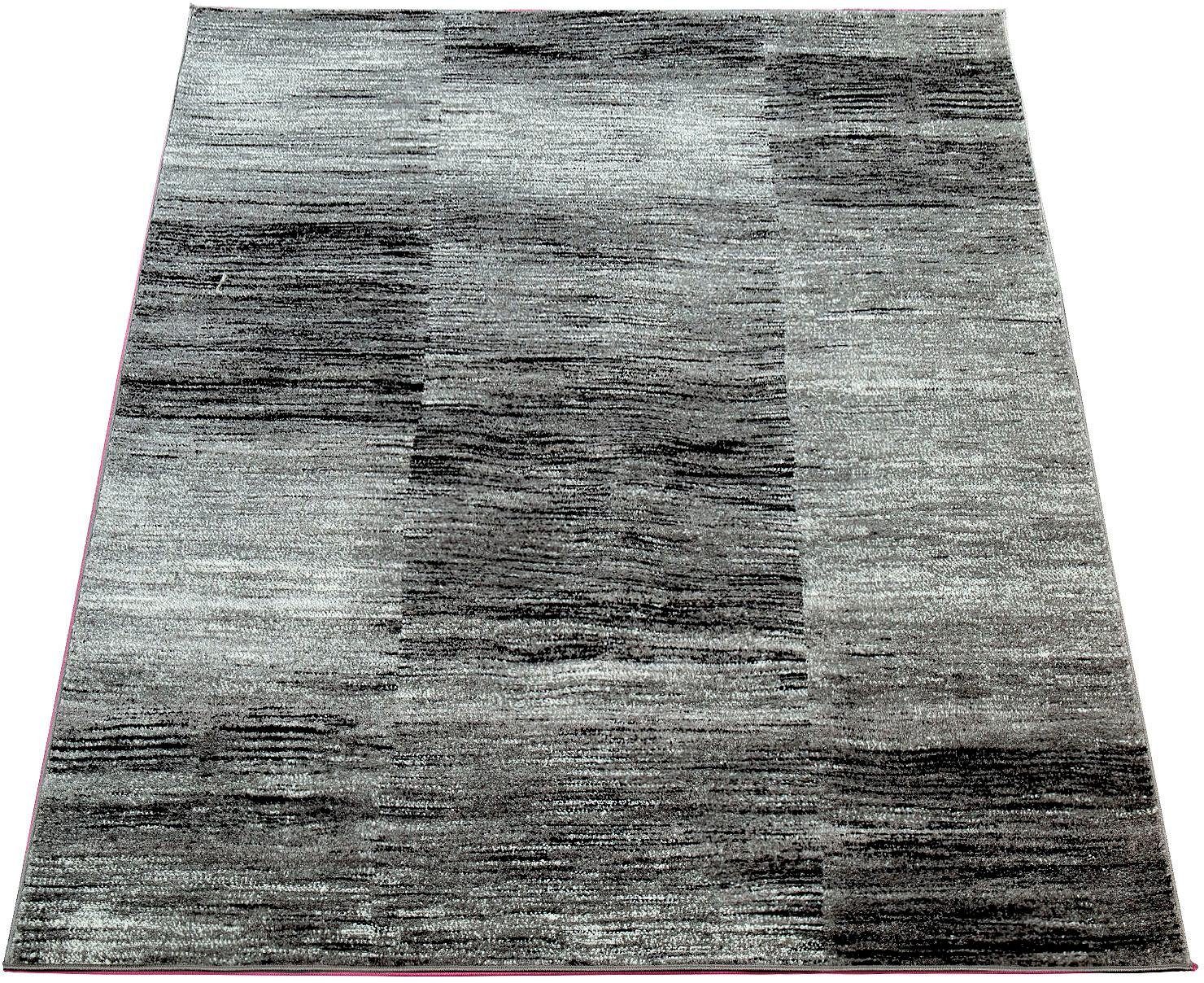 Paco Home Loper ECE 917 Tapijtloper, korte pool, modern ruit-design, gemêleerde look