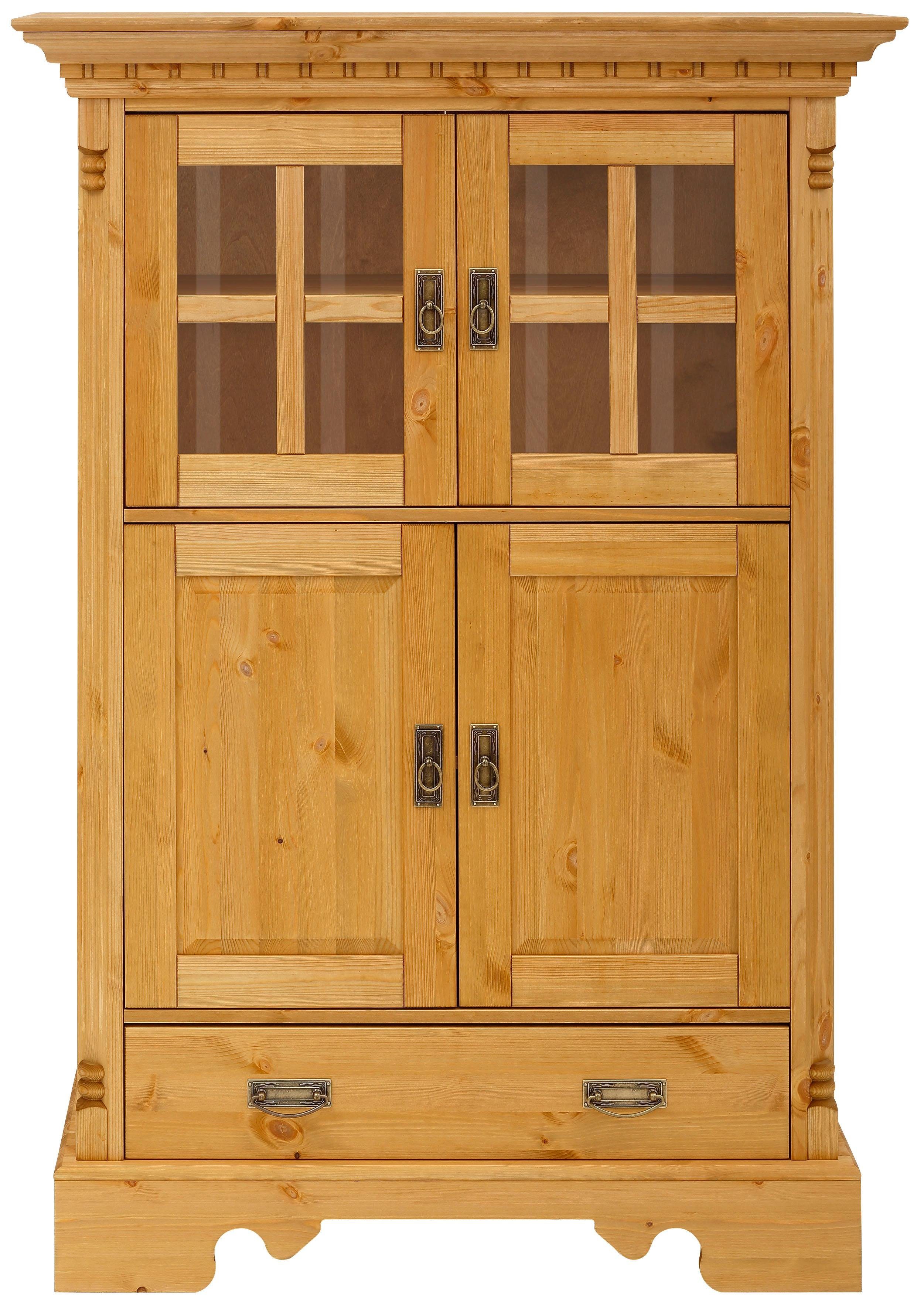 Home affaire Highboard Milan Vitrine, breedte 102 cm