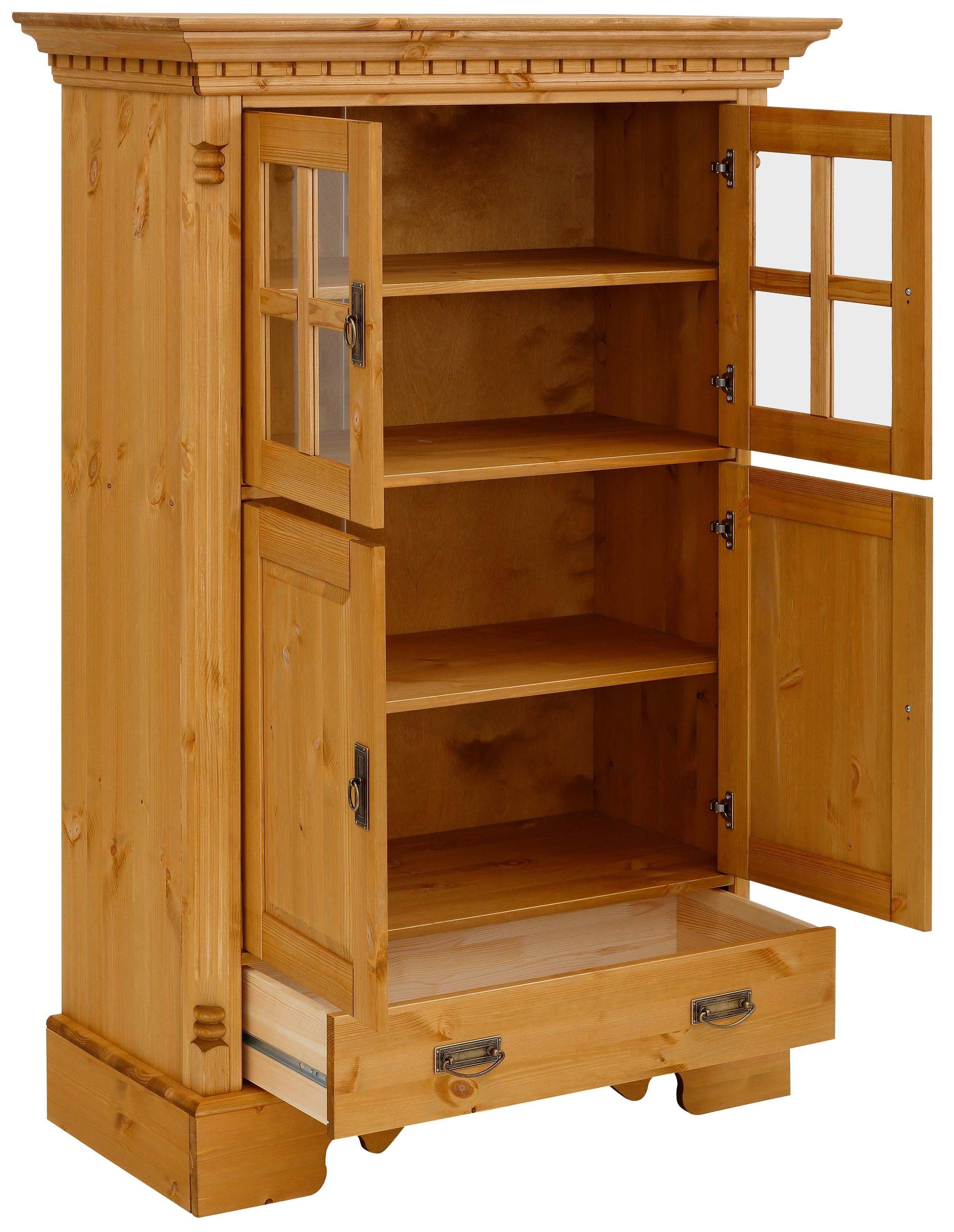 Home affaire Highboard Milan Vitrine, breedte 102 cm