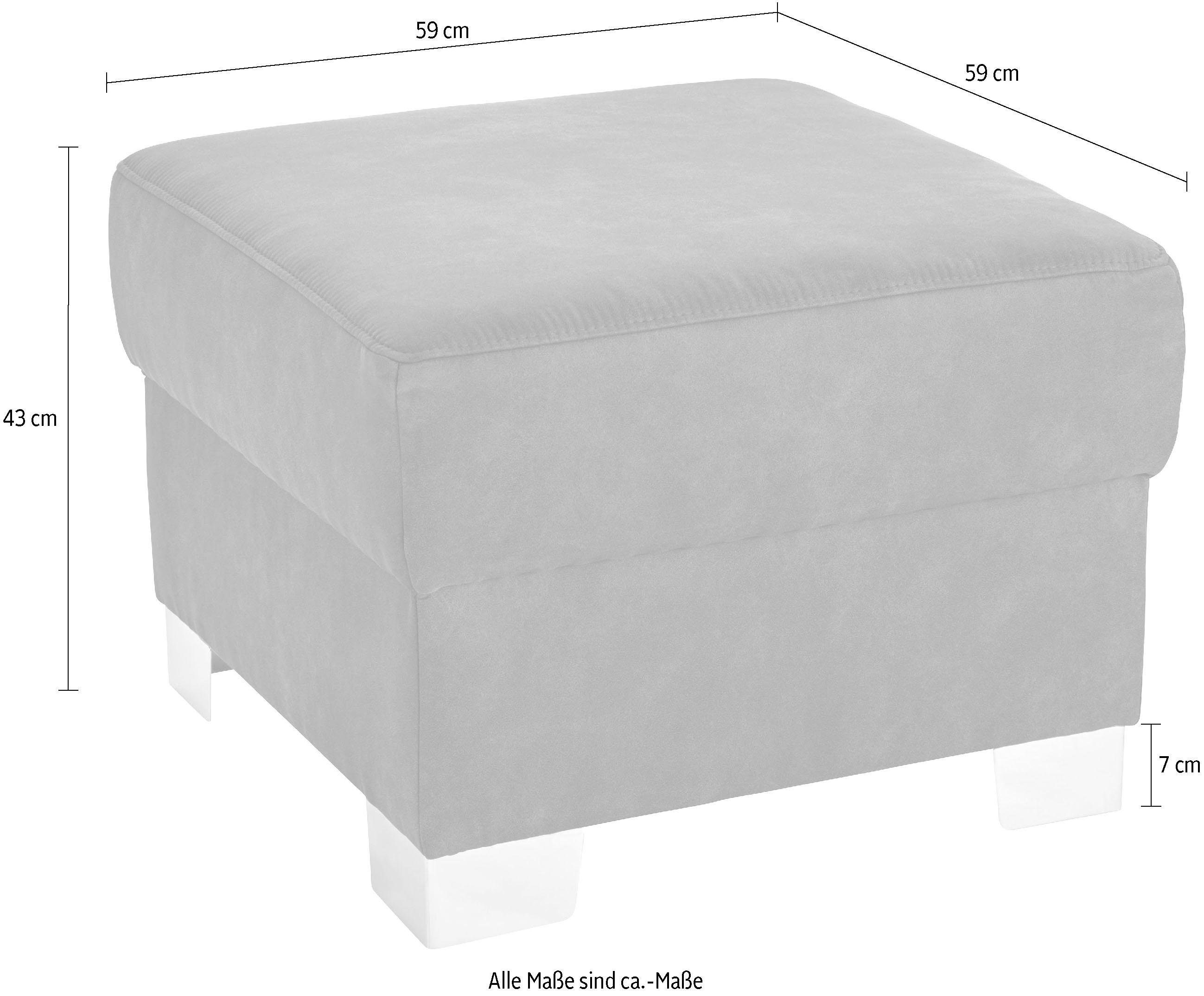 DOMO collection Hocker Anzio optioneel met veerkern