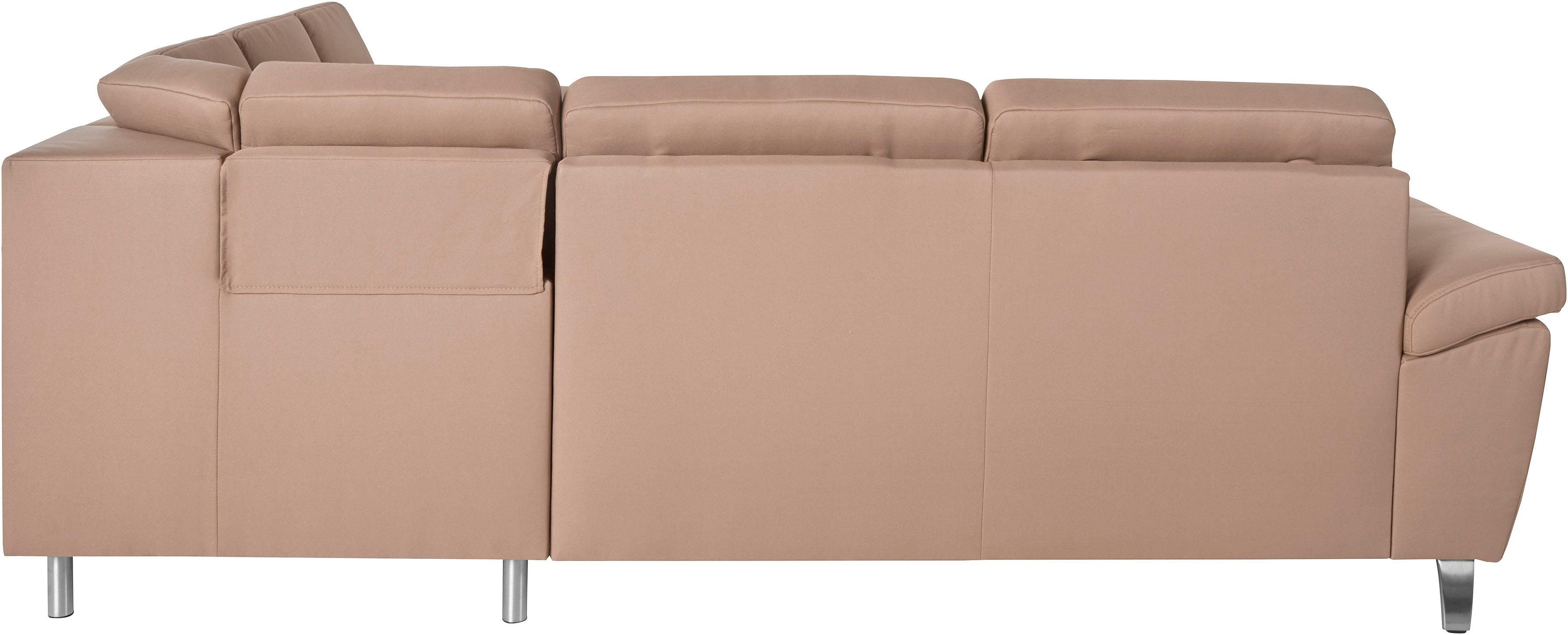 sit&more Hoekbank Sorano L-vorm naar keuze met slaap- en relaxfunctie, met bedkist