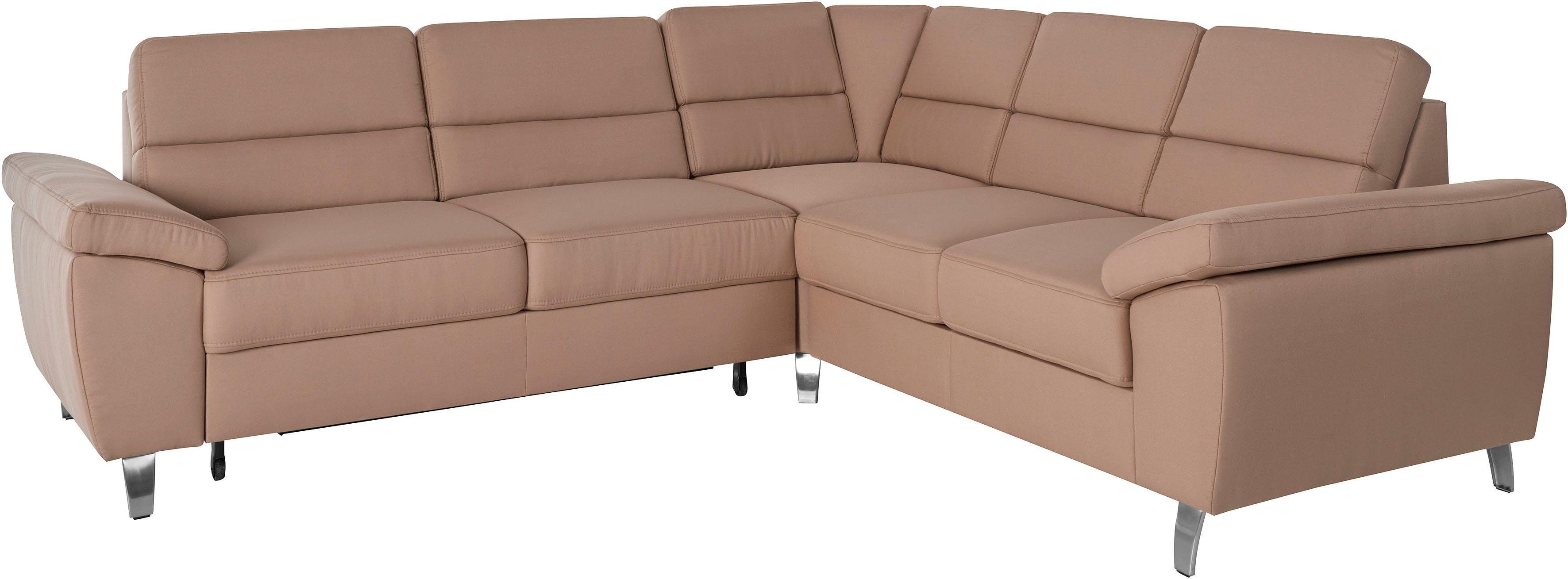 sit&more Hoekbank Sorano L-vorm naar keuze met slaap- en relaxfunctie, met bedkist