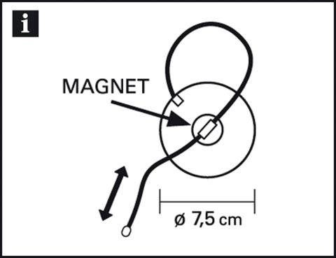 GARDINIA Sierembrasse Rimpelband cirkel eenvoudig te bevestigen en ter decoratie (1 stuk)