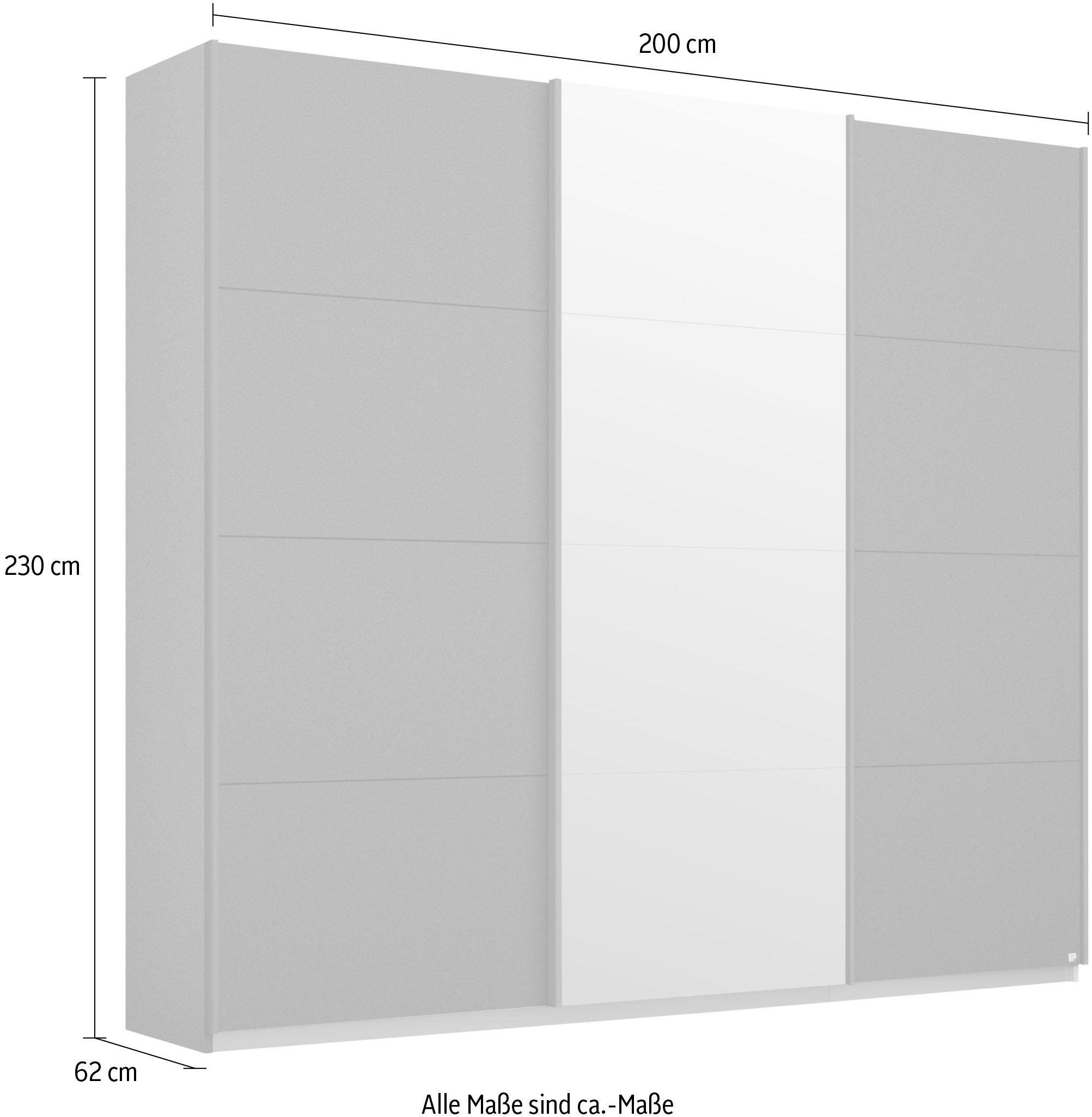 rauch Zweefdeurkast Kledingkast kast garderobe linnenkast BESTSELLER KEPAN inclusief lade-inzet en extra legplanken made in germany