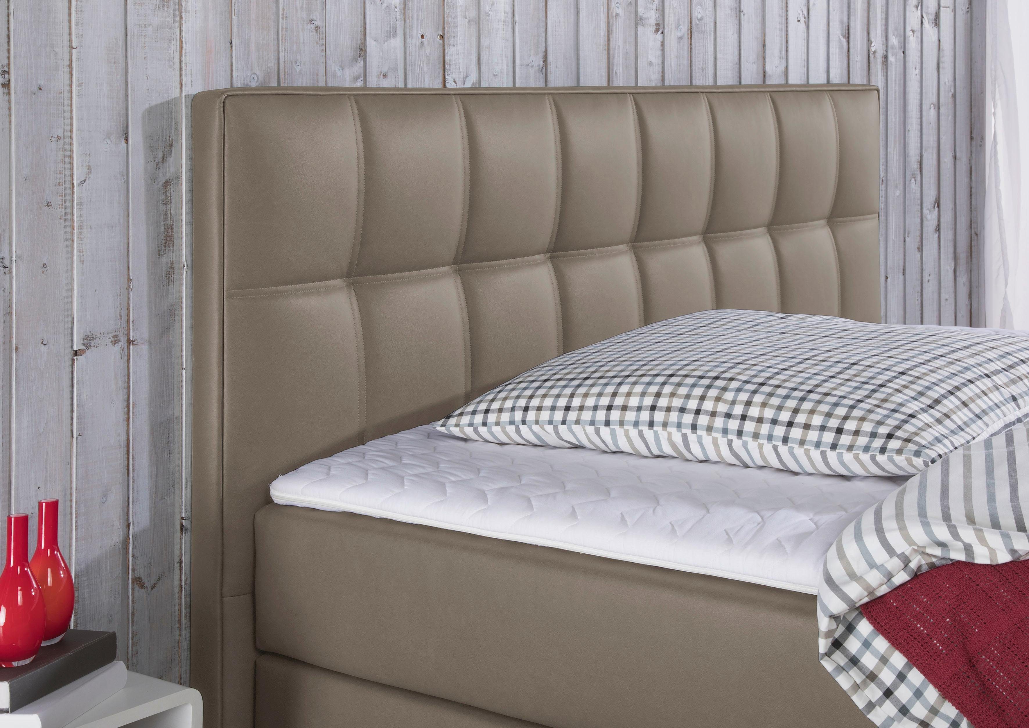 INOSIGN Boxspring Tavira in 4 breedten, 4 kleuren en 3 matrassoorten, incl. topmatras