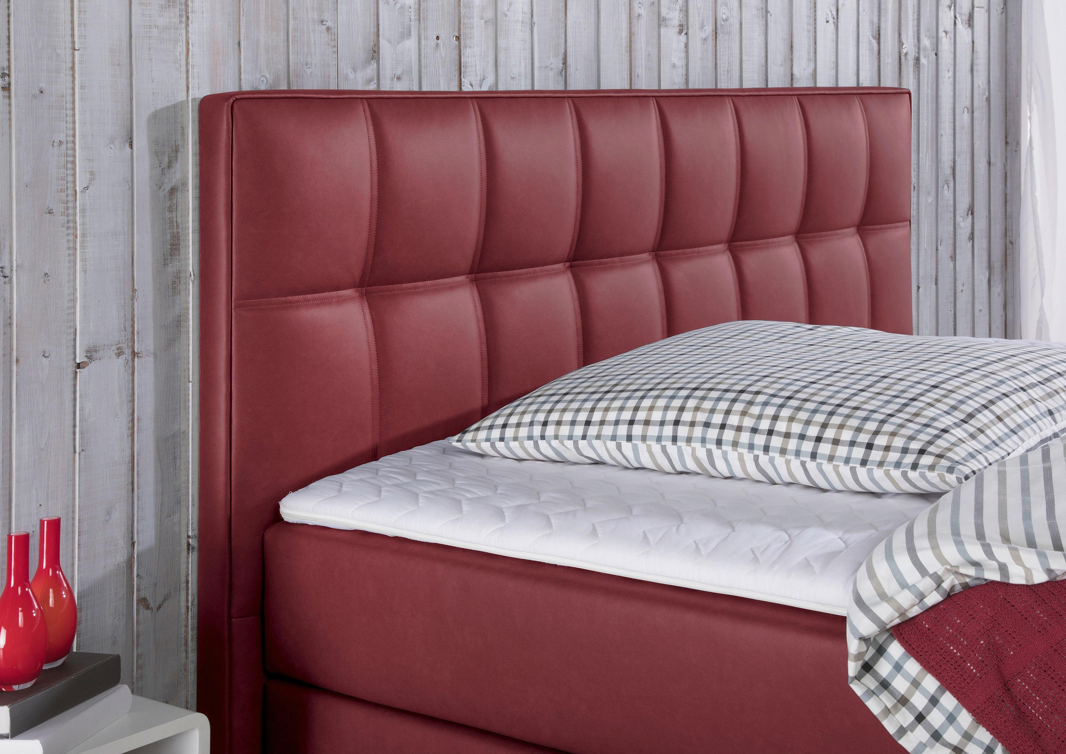 INOSIGN Boxspring Tavira in 4 breedten, 4 kleuren en 3 matrassoorten, incl. topmatras