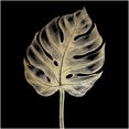 leonique artprint op acrylglas blad goud
