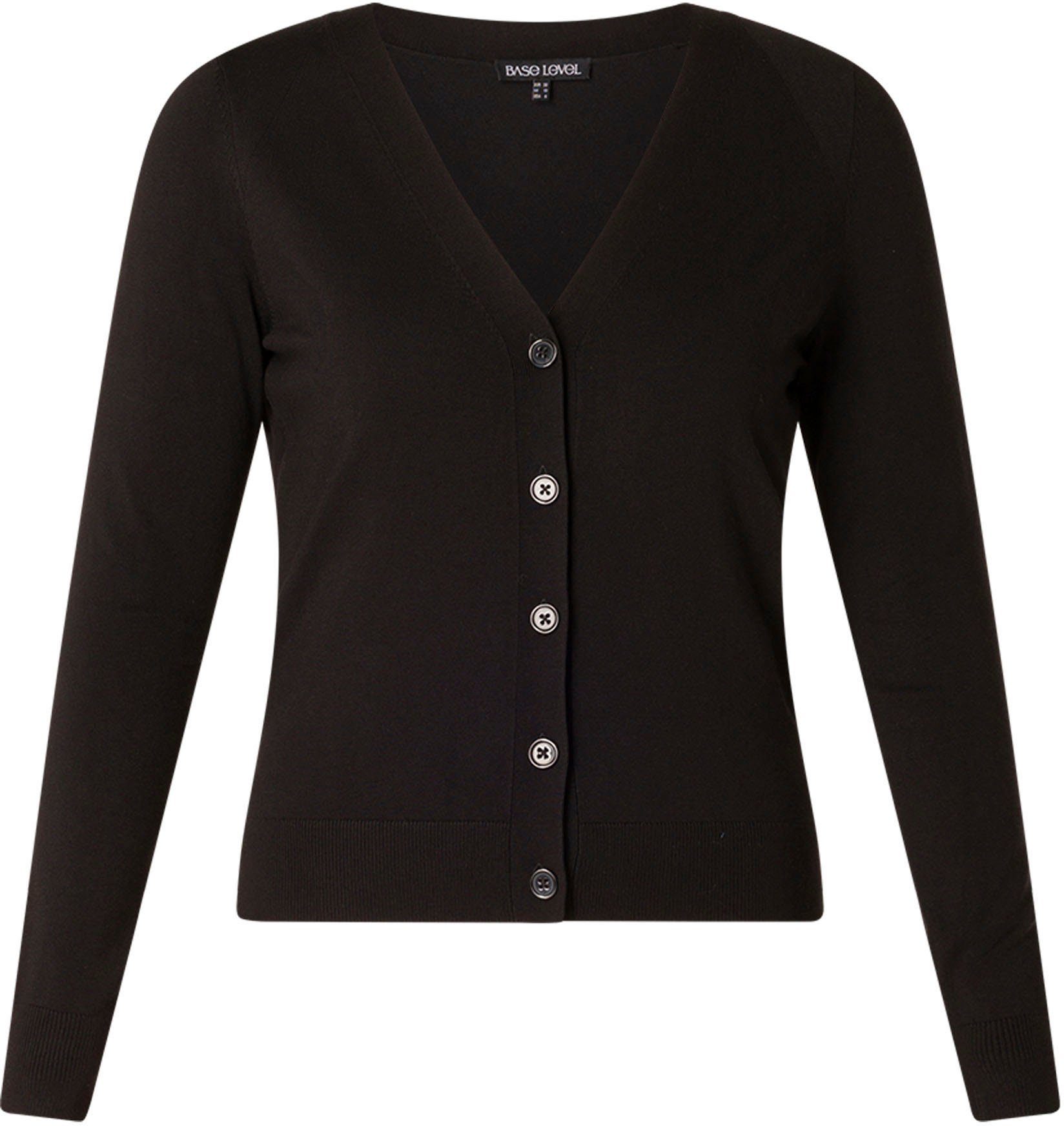 Base Level Curvy Cardigan BAS-YVONNE