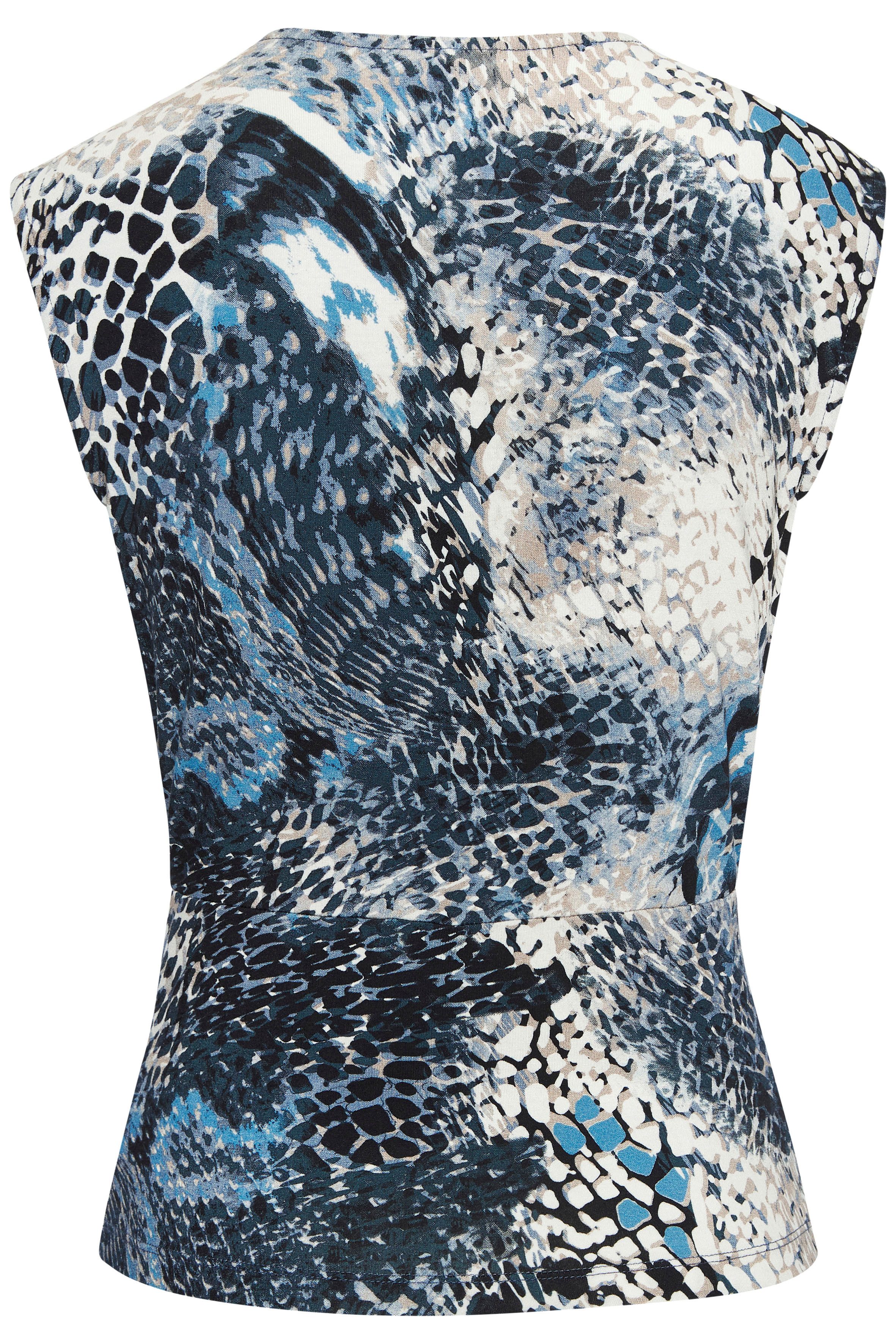 Lascana Shirttop met subtiele rimpelingen op de schouder, elastische damestop