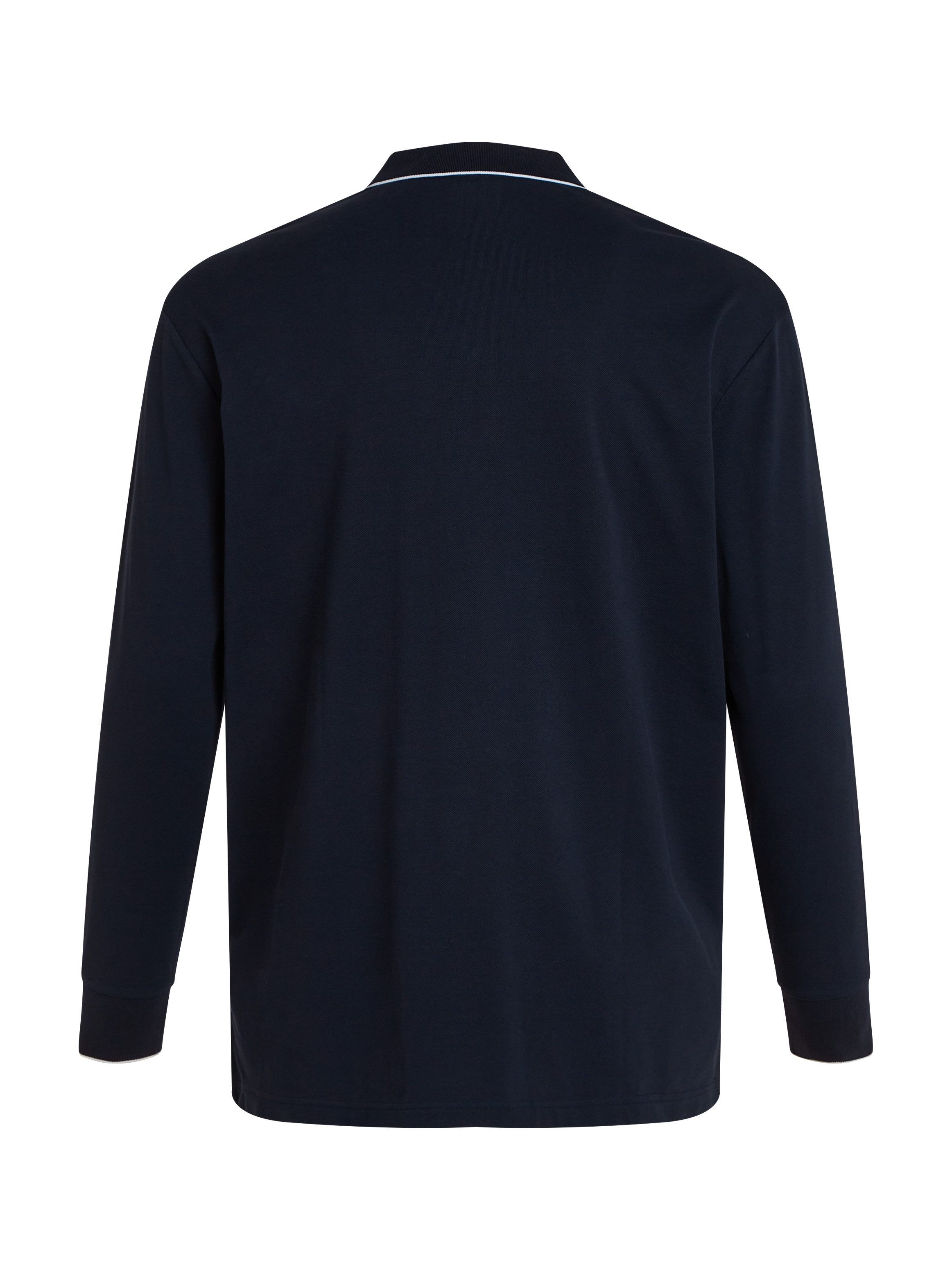 Calvin Klein Poloshirt met lange mouwen BT_STRETCH PIQUE TIPPING LS POLO