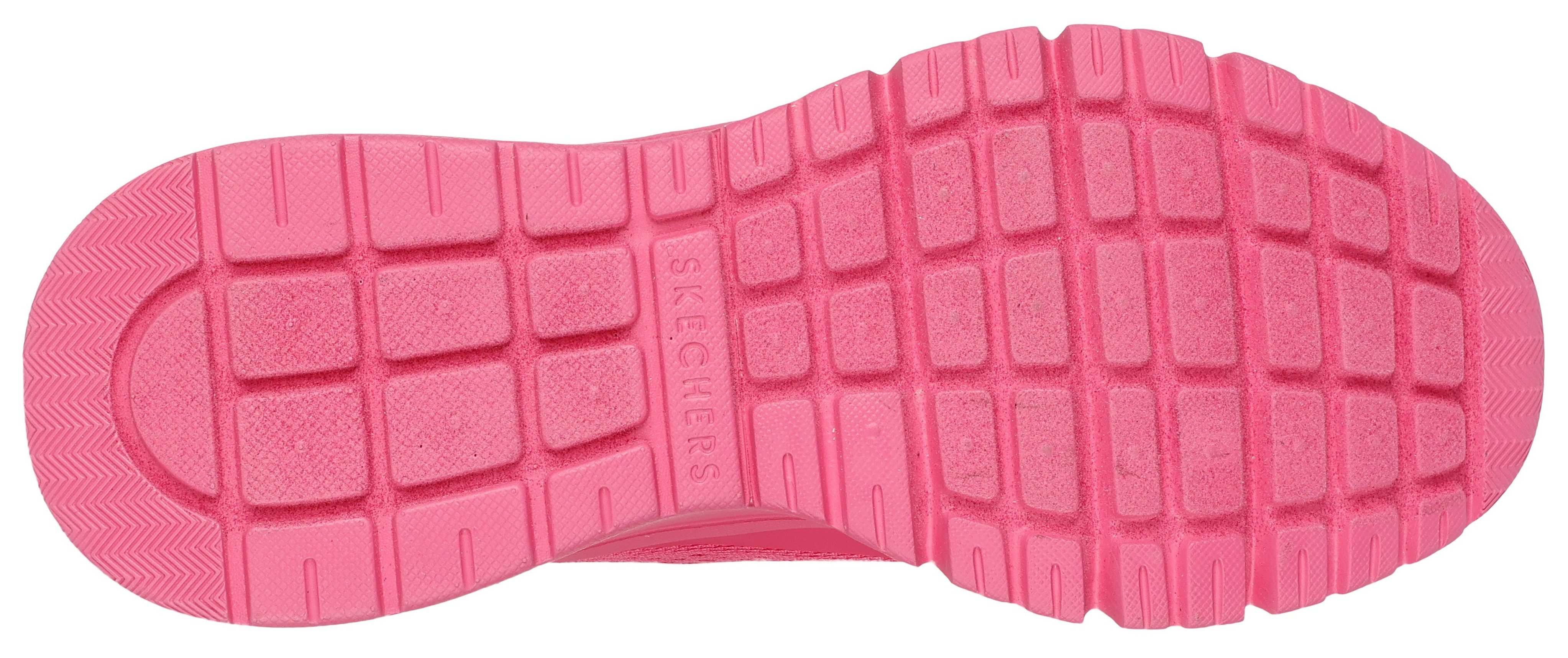 Skechers Sneakers UNO FLEX-UNO FRESH ONE , neon schoen, sneaker, wig sneaker met plateausool