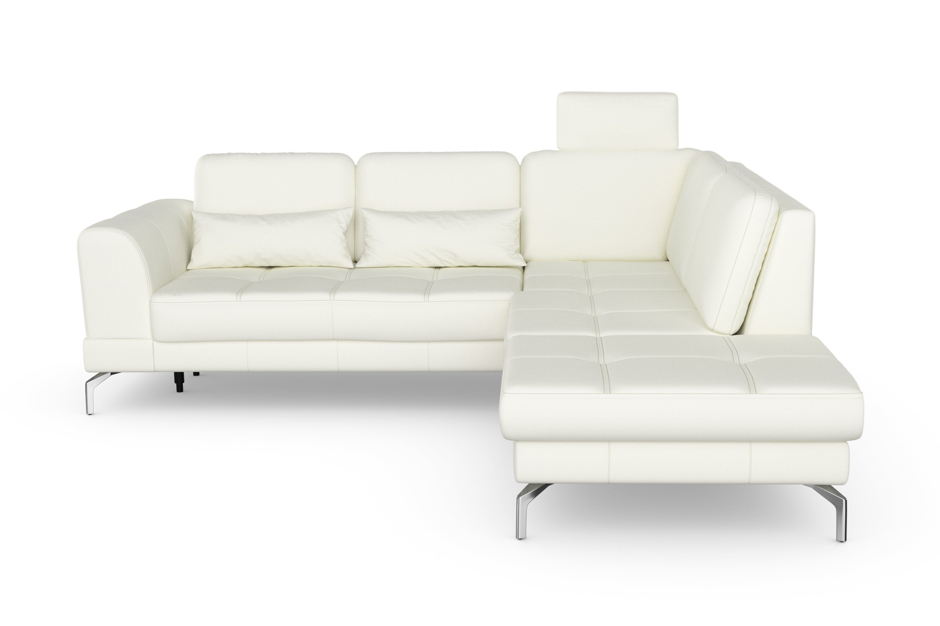 sit&more Hoekbank Bendigo L-vorm inclusief zitdiepteverstelling, bodemvrijheid 15 cm, in 2 pootkleuren