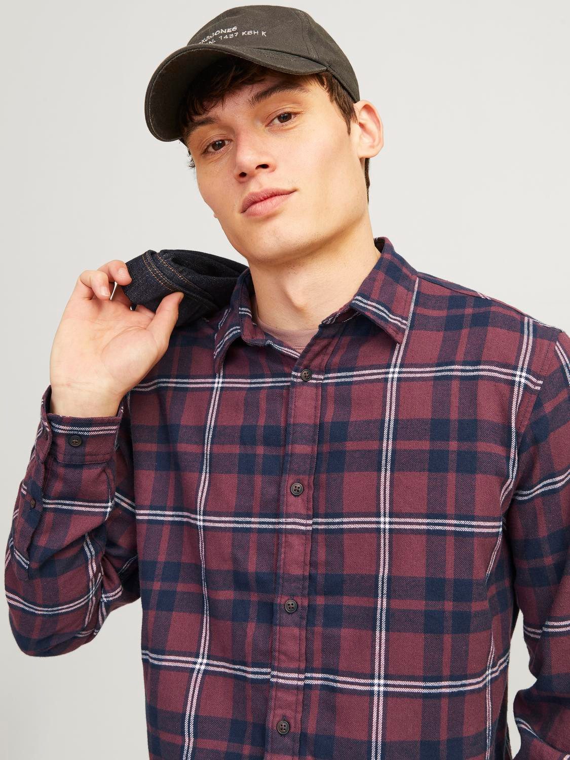 Jack & Jones Overhemd met lange mouwen JJJOSHUA FALL FLANNEL SHIRT LS