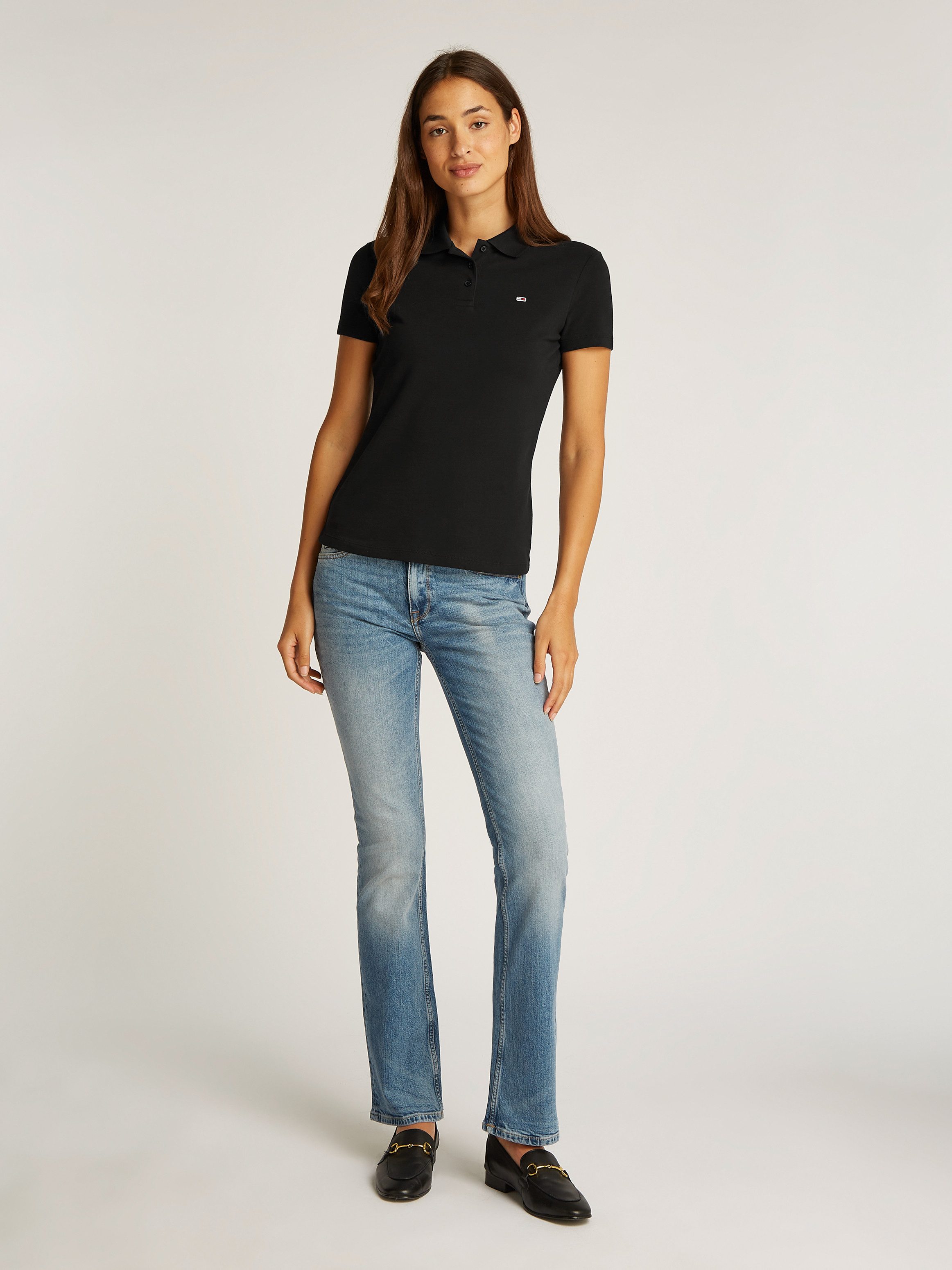 TOMMY JEANS Poloshirt TJW SLIM ESSENTIAL POLO SS