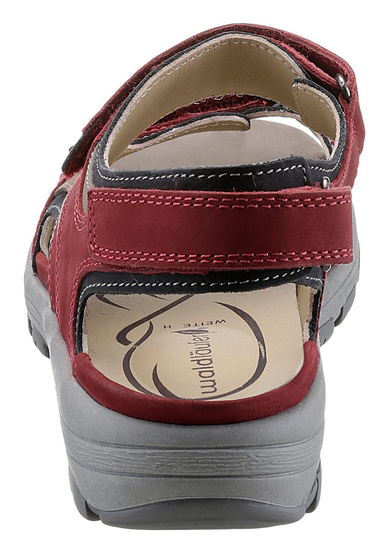 Waldläufer Sandalen zomerschoen, outdoorschoen, sleehak, in trekkinglook, h-breedte