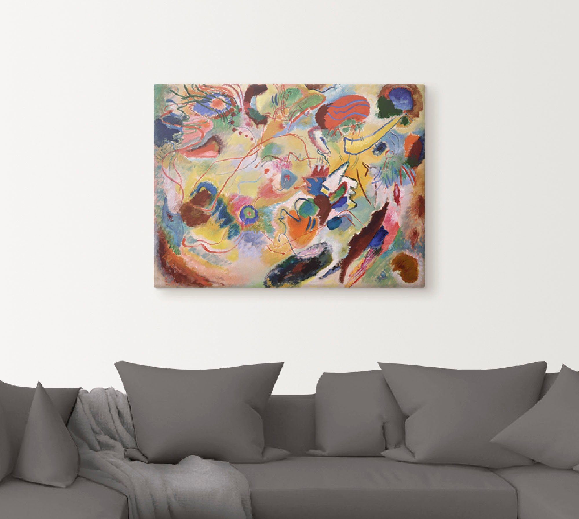 Artland Artprint op linnen Studie compositie VII gespannen op een spieraam