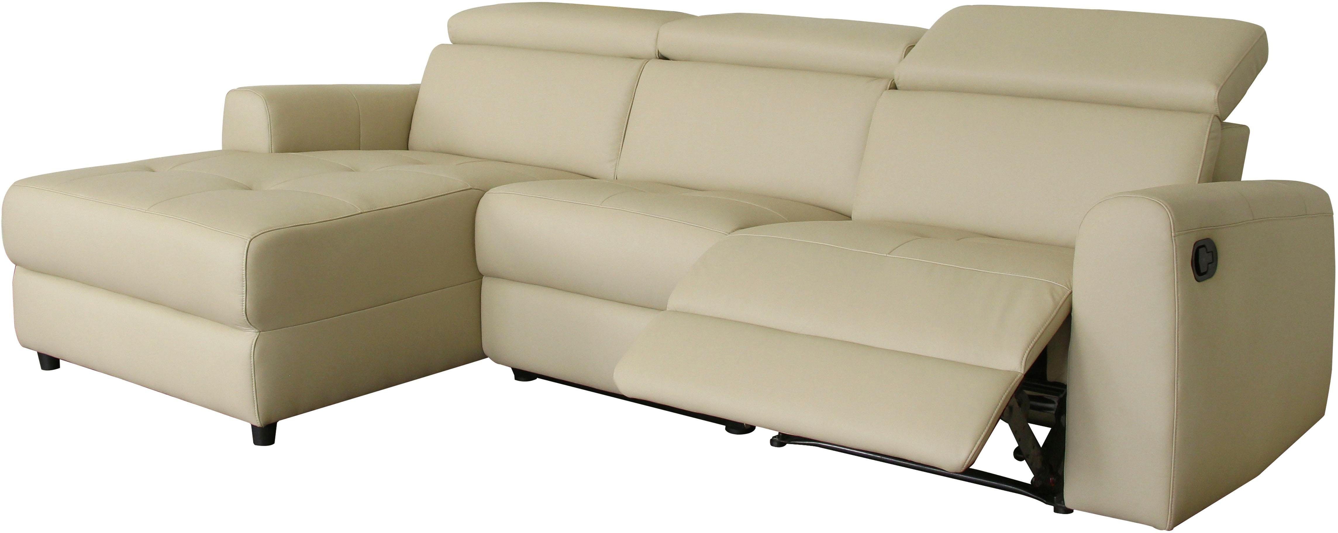 Home affaire Hoekbank Sentrano, L-vorm, 275 cm, man. of electr. relaxfunctie en usb/kopverstelling