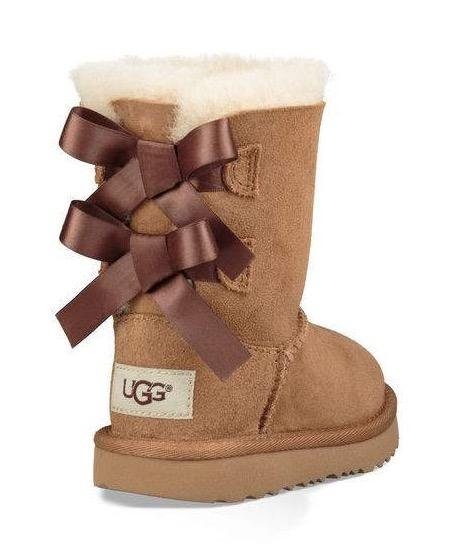 UGG Winterlaarzen Bailey Bow met sierstrikje van satijn