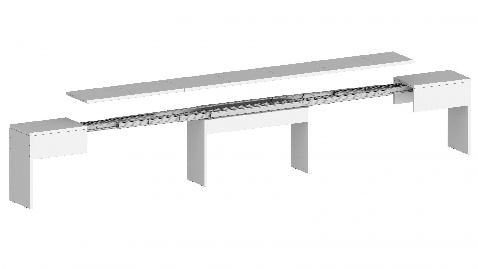 INOSIGN Zithoek Praktika Uitschuifbaar tot 290 cm per bank (voordeelset, 2-delig)