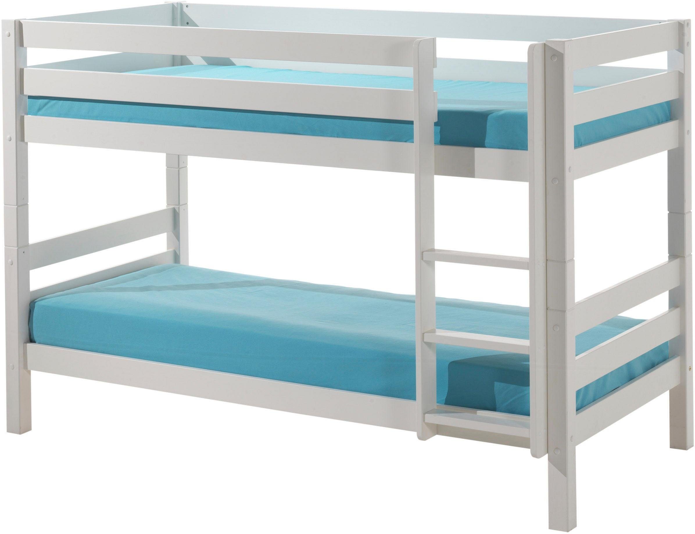 Vipack Stapelbed PINO optioneel met bedlade stapelbedden wit