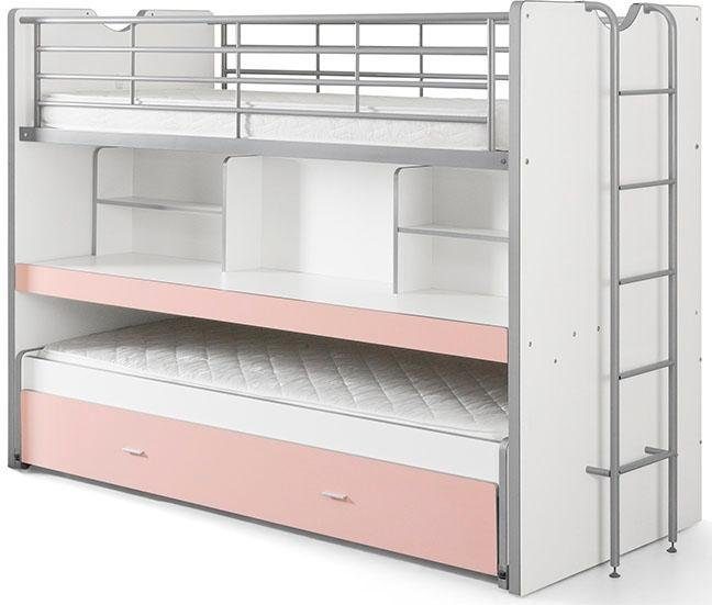Vipack Hoogslaper Bonny, met 3 slaapplaatsen, super praktisch in de kinderkamer