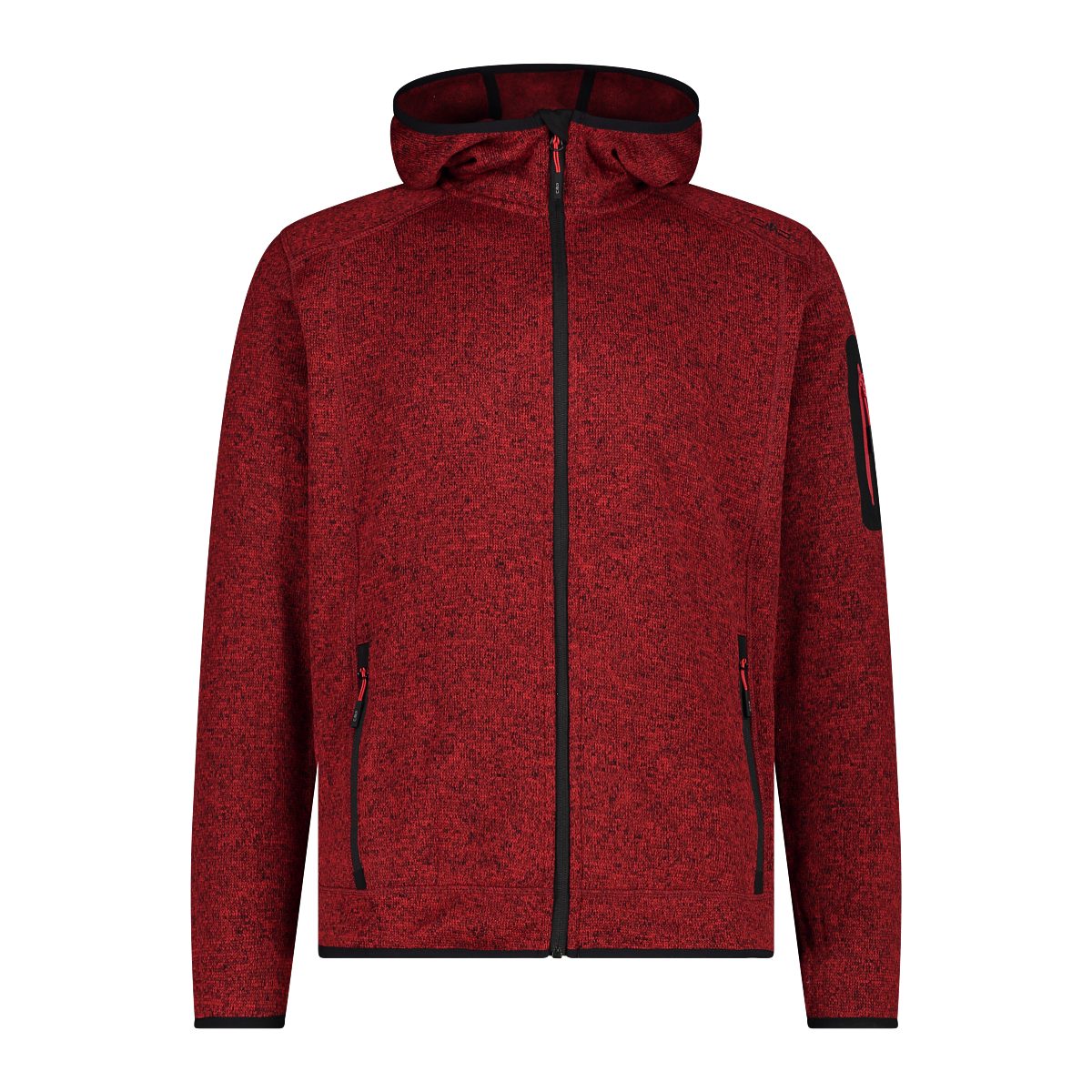 CMP Gebreid fleecejack MAN JACKET FIX HOOD (1 stuk)