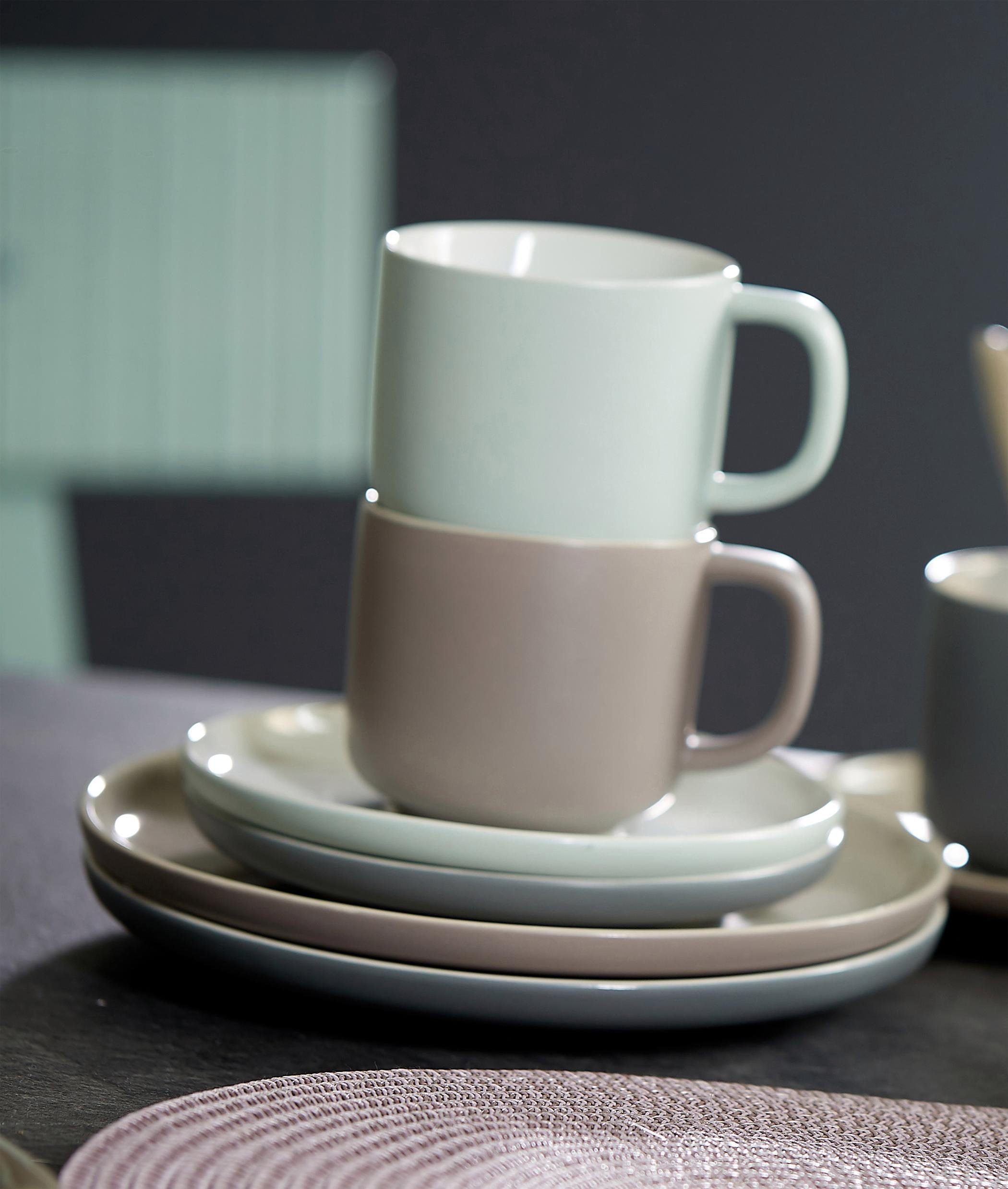 Ritzenhoff & Breker Koffieservies Serviesset, servies Jasper Scandinavische stijl, 12 delen, voor 4 personen (set, 12-delig)