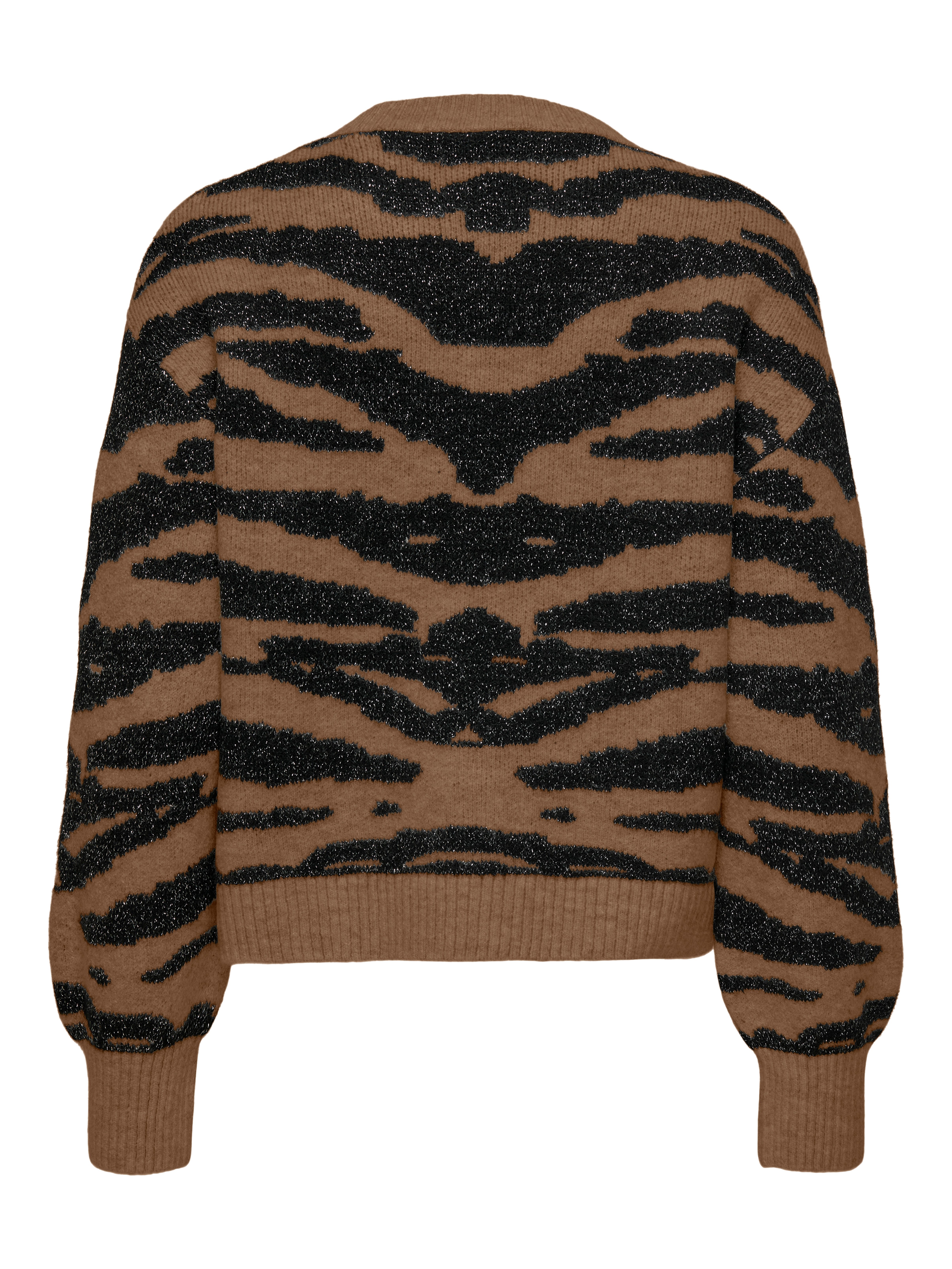 Only Trui met ronde hals ONLAMBER LS JQ O-NECK GLITTER KNT