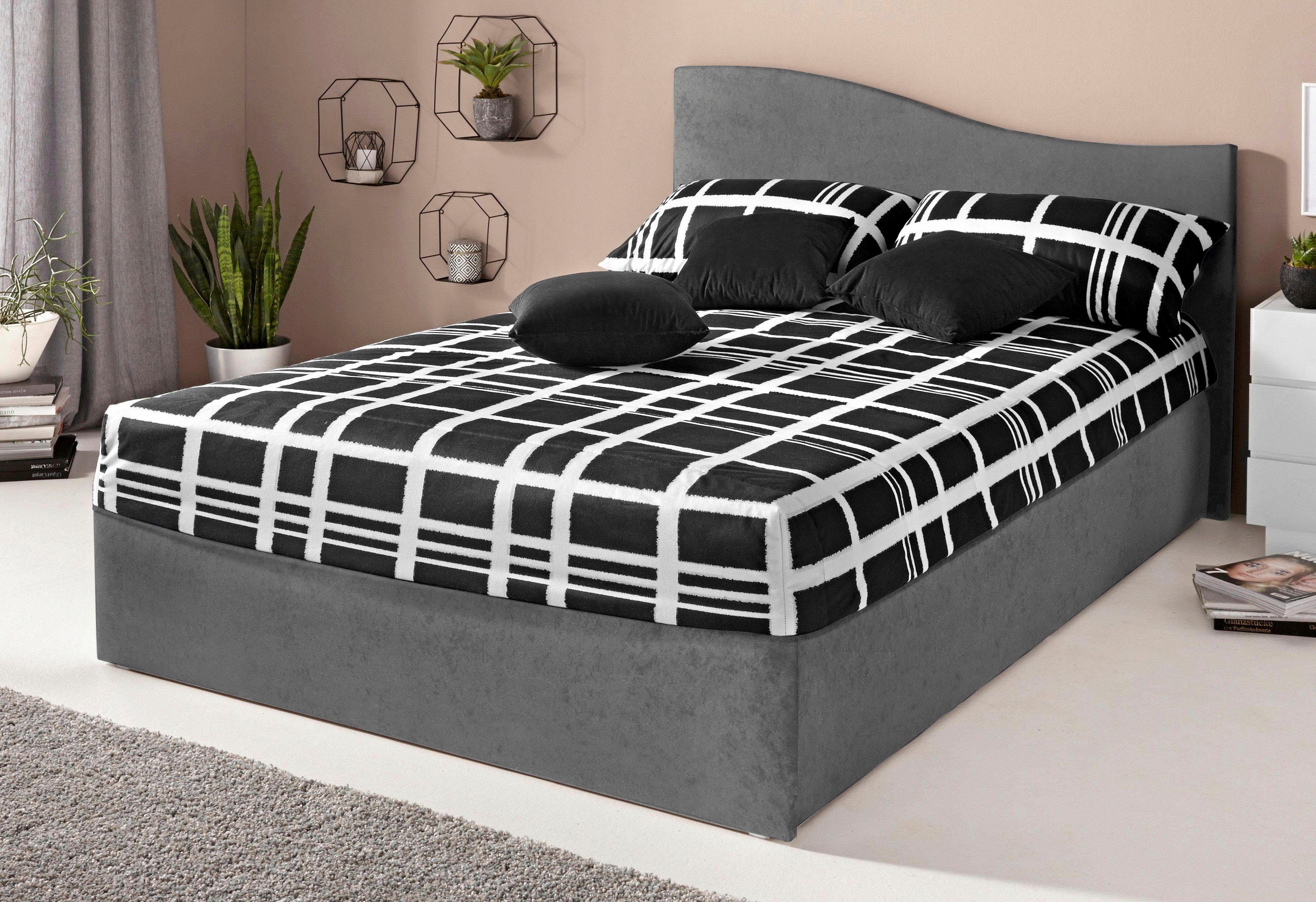 Westfalia Polsterbetten Gestoffeerd bed met bedkist bij uitvoering met matras