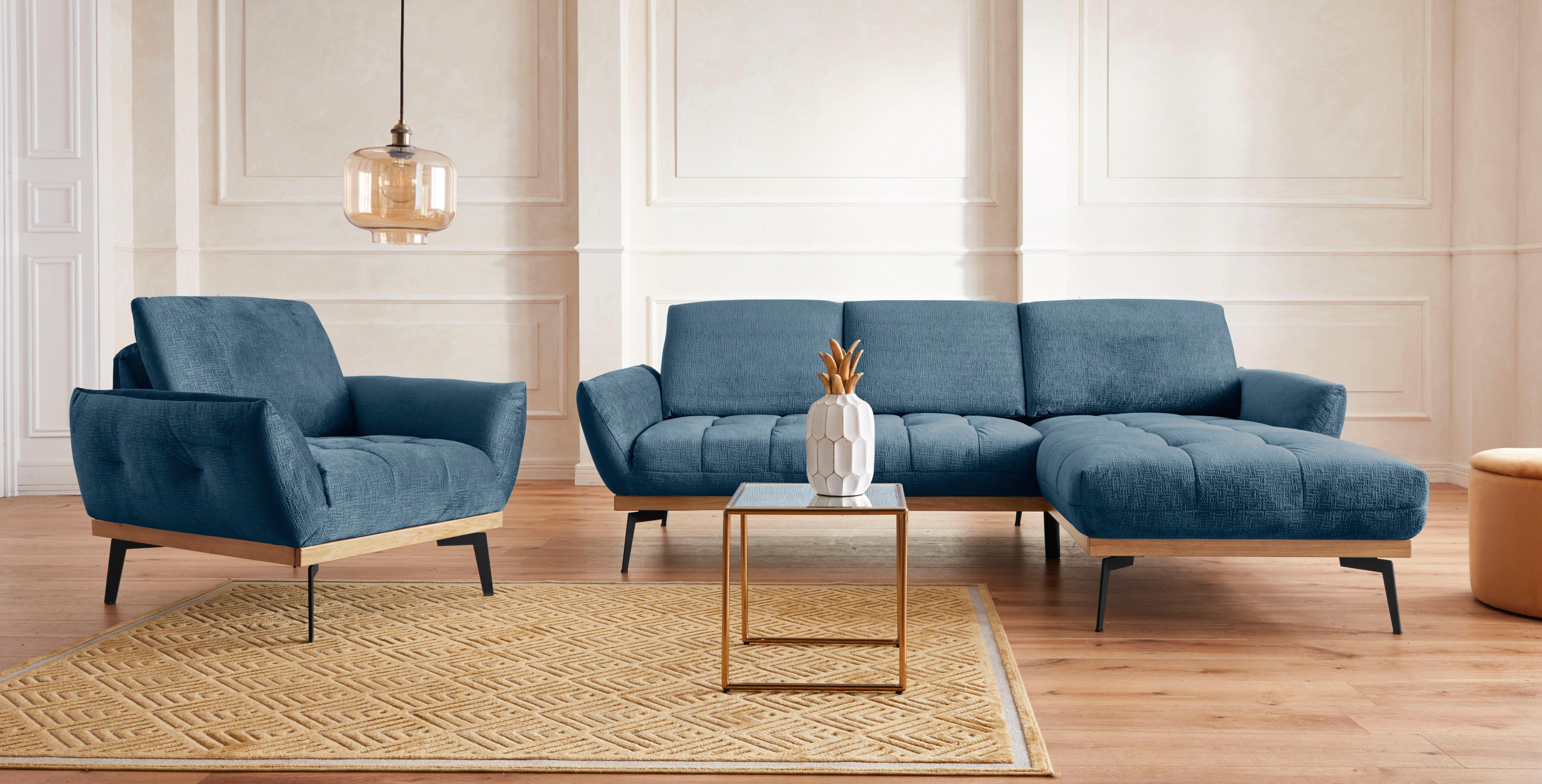 Guido Maria Kretschmer Home&Living Fauteuil Palic, loungestoel inclusief rugverstelling