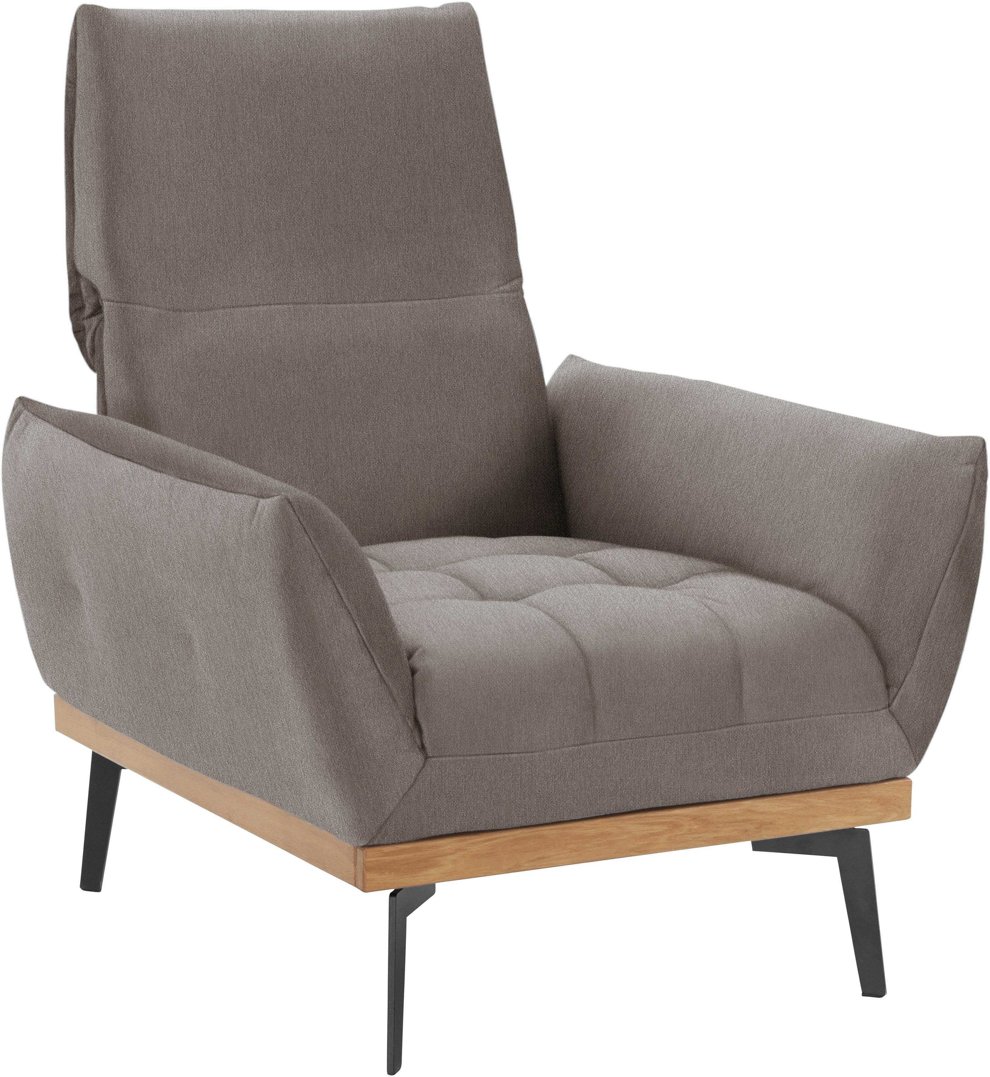 Guido Maria Kretschmer Home&Living Fauteuil Palic, loungestoel inclusief rugverstelling