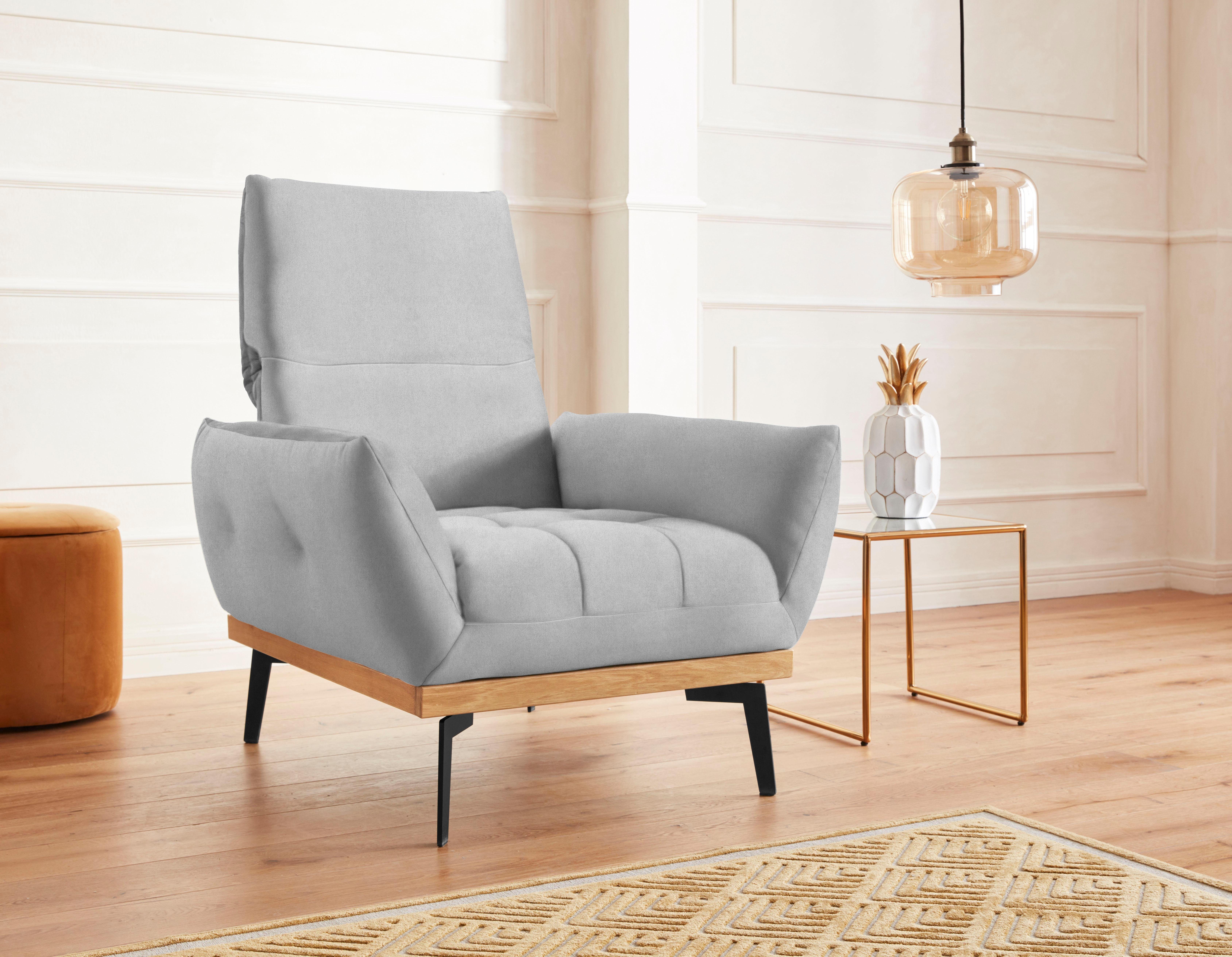 Guido Maria Kretschmer Home&Living Fauteuil Palic, loungestoel inclusief rugverstelling