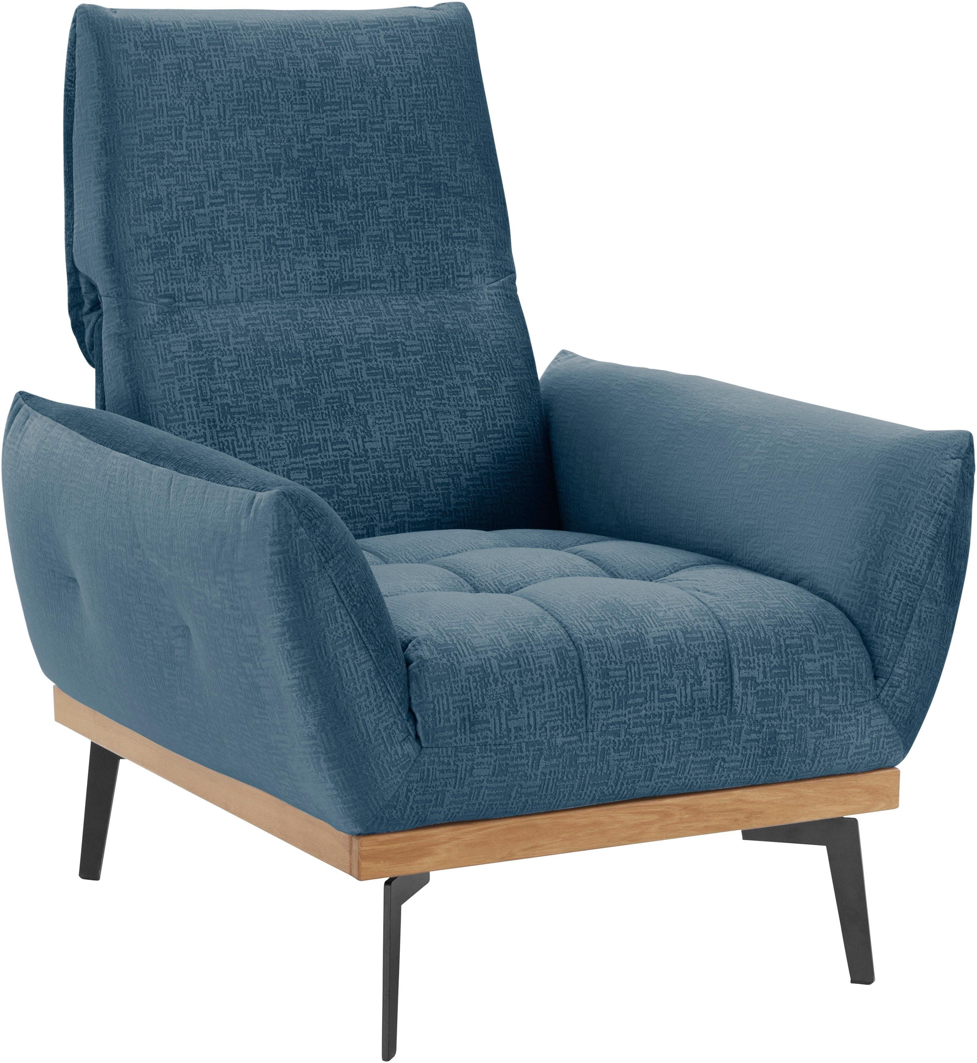 Guido Maria Kretschmer Home&Living Fauteuil Palic, loungestoel inclusief rugverstelling