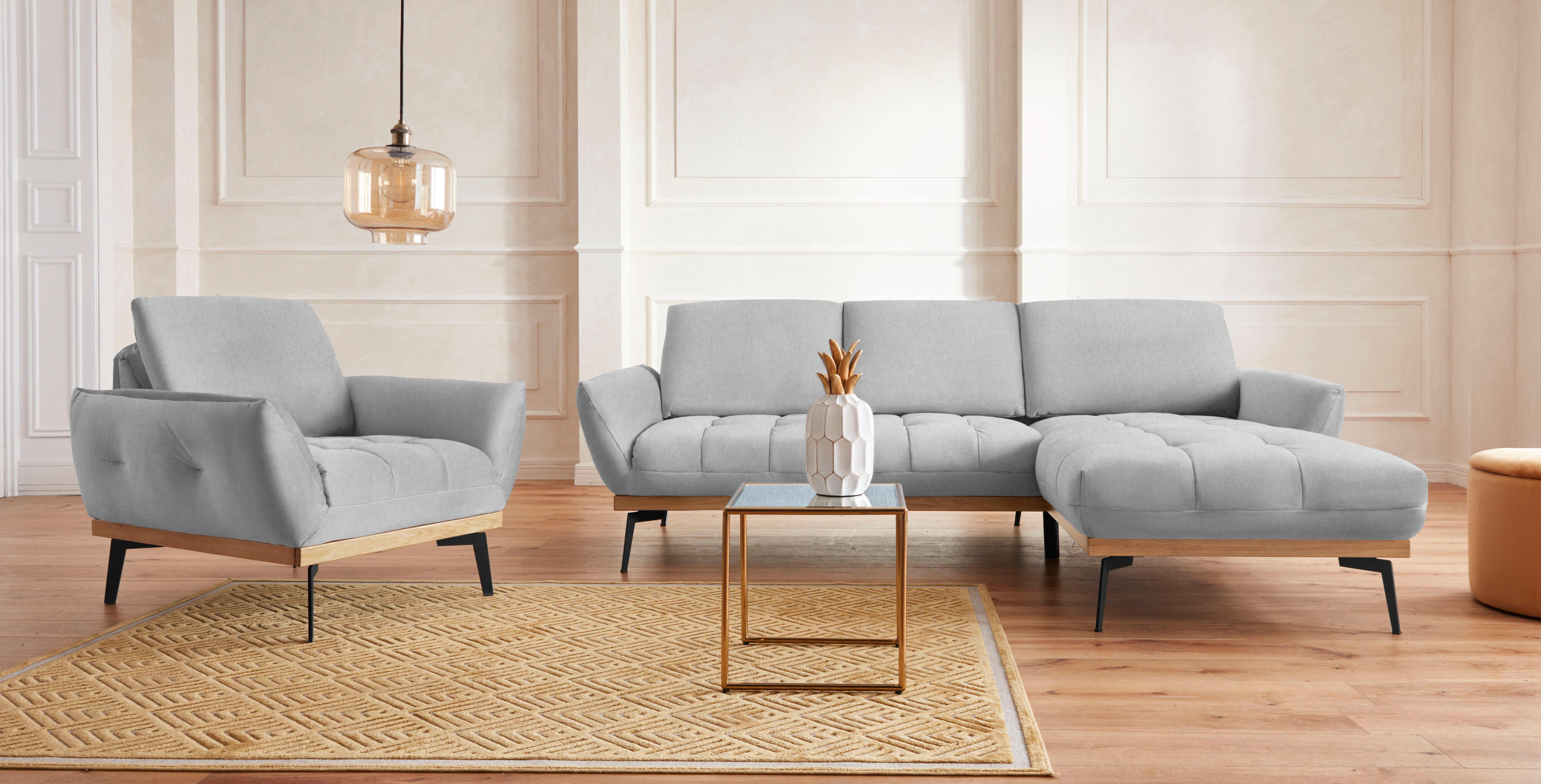 Guido Maria Kretschmer Home&Living Fauteuil Palic, loungestoel inclusief rugverstelling