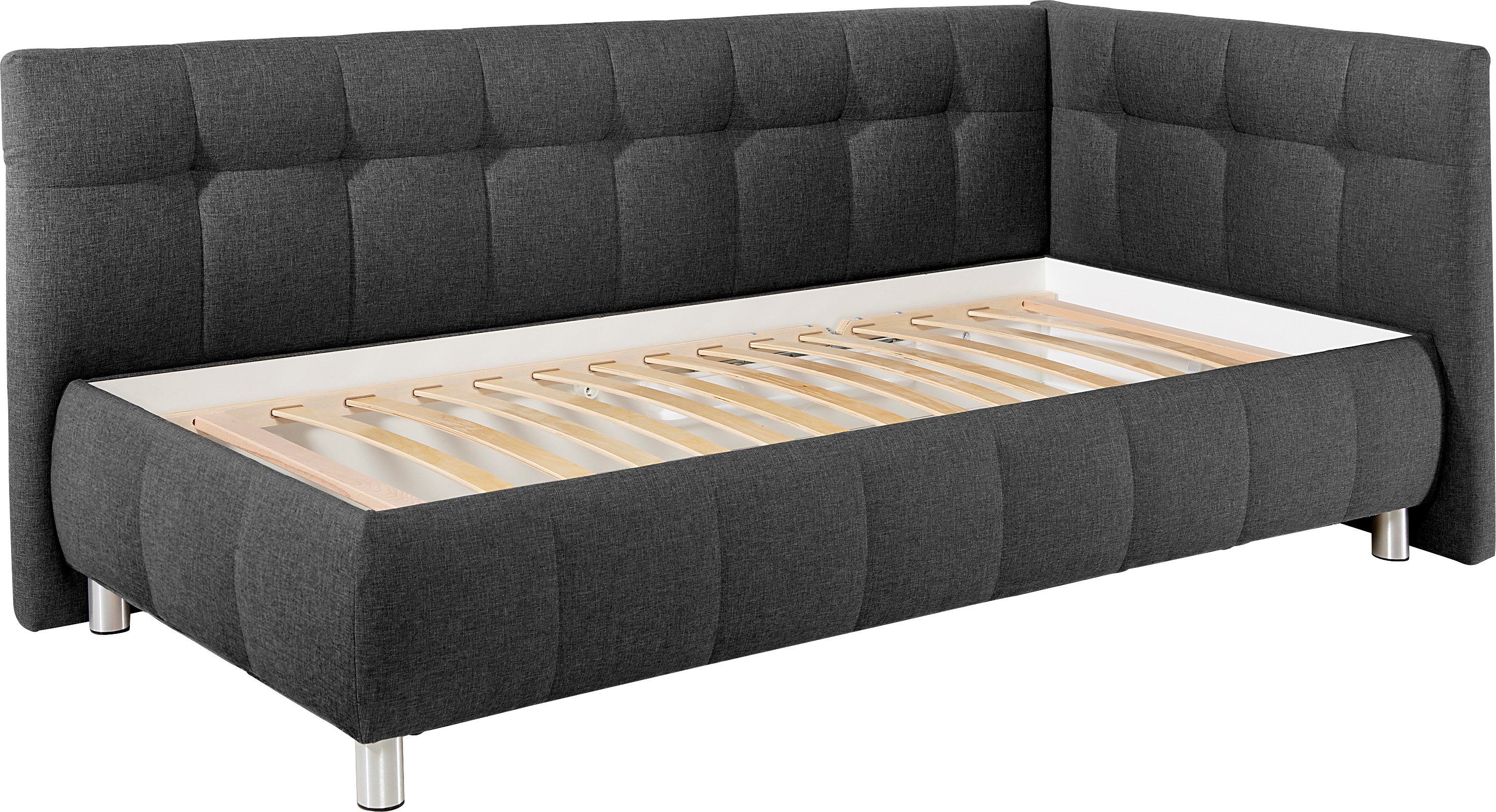 Maintal Bed Malea met bedkist, in 3 breedten, binnenvering- of bonell-matras ter keuze