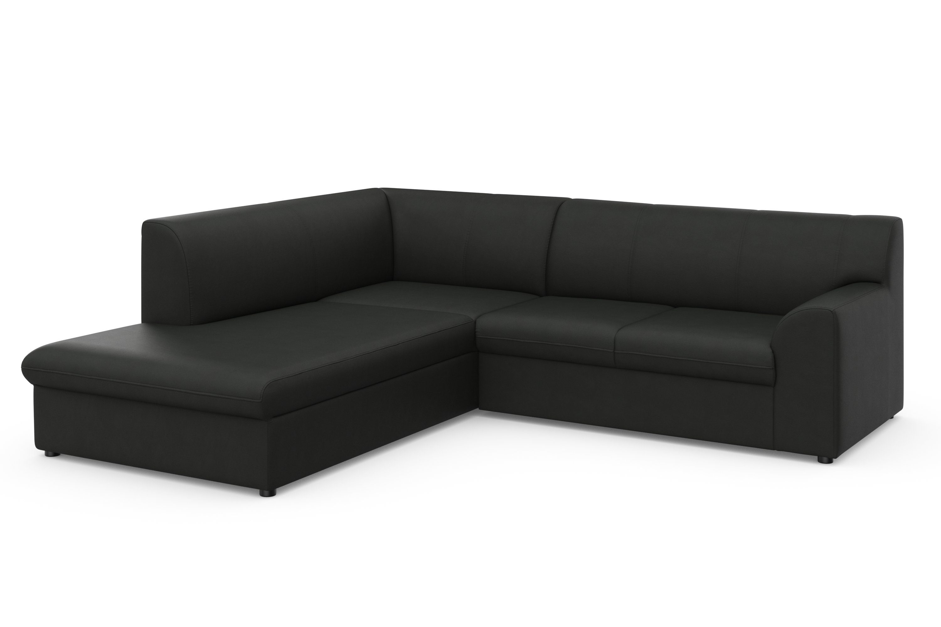 DOMO collection Hoekbank Topper L-vorm met ottomane, naar keuze met slaapfunctie