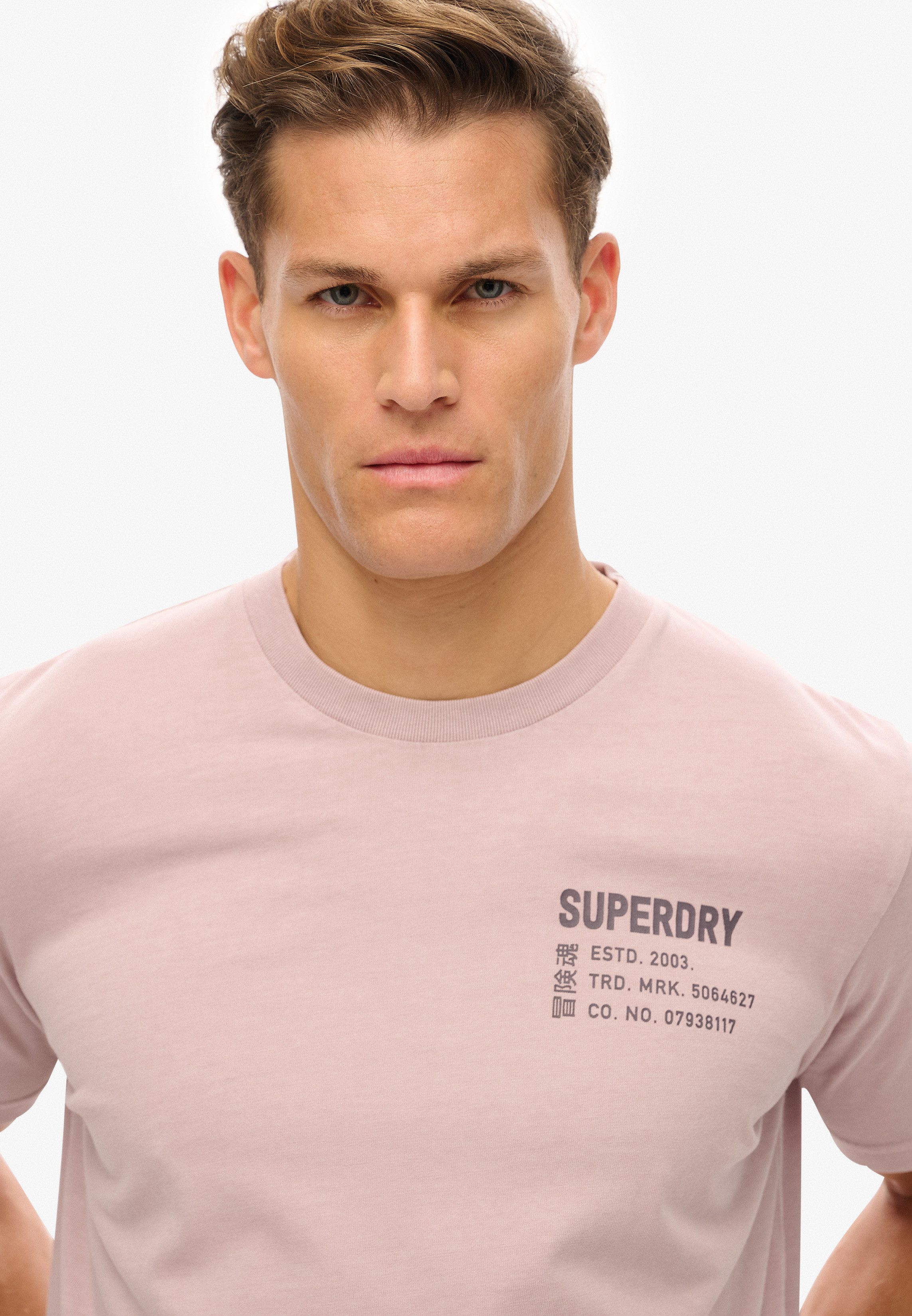 Superdry Shirt met ronde hals UTILITY SPORT GRAPHIC T SHIRT