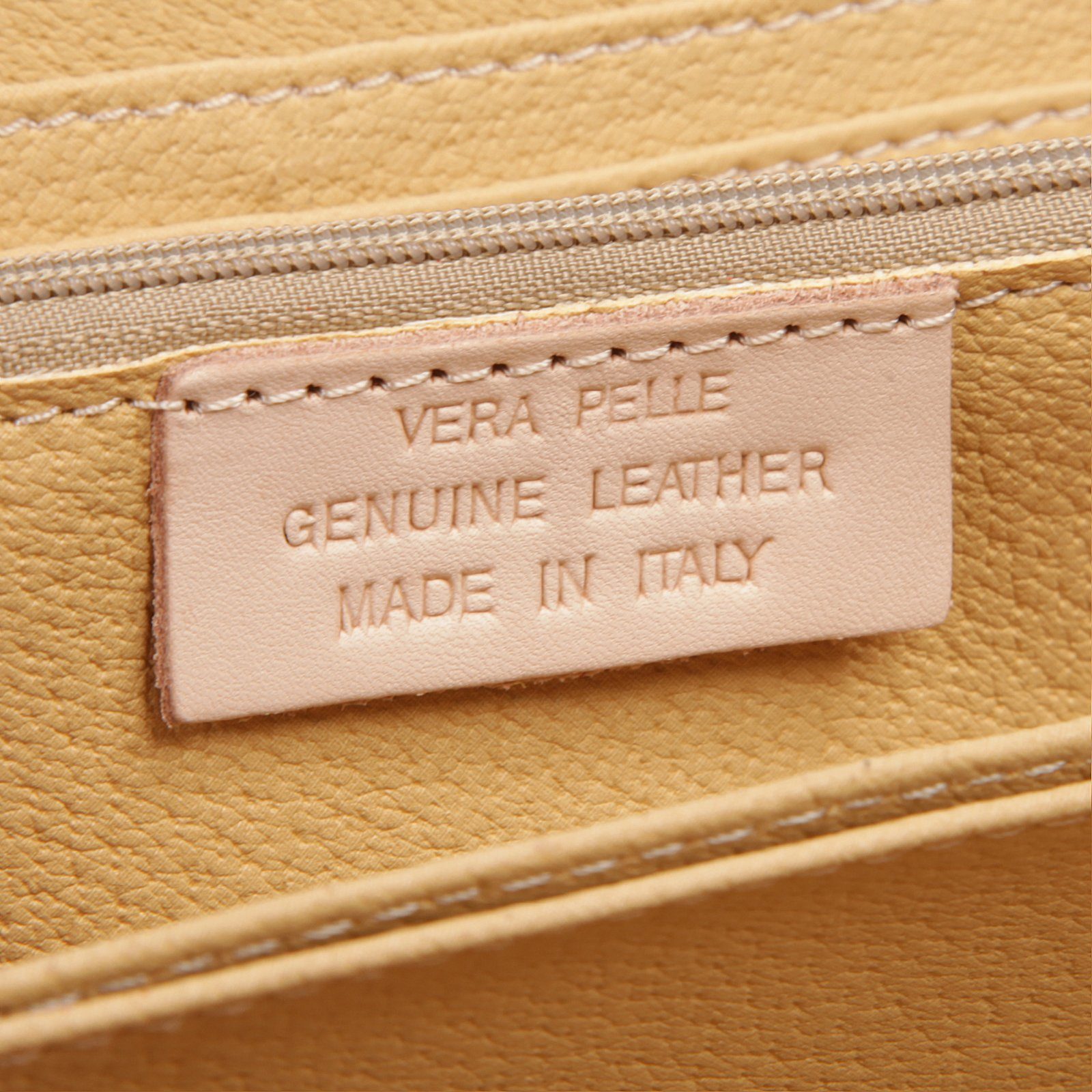 Cluty Portemonnee echt leer, made in italy